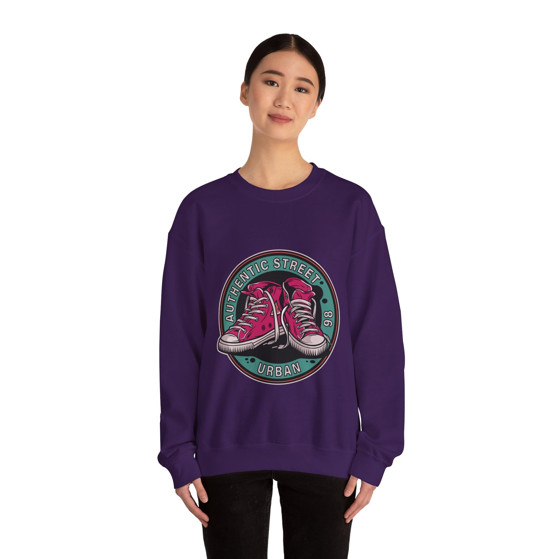 Streetwear Shoes Unisex Heavy Blend™ Sweatshirt | Stylish Graphic Sweatshirt for Sneaker Enthusiasts - ArtShirt Couture