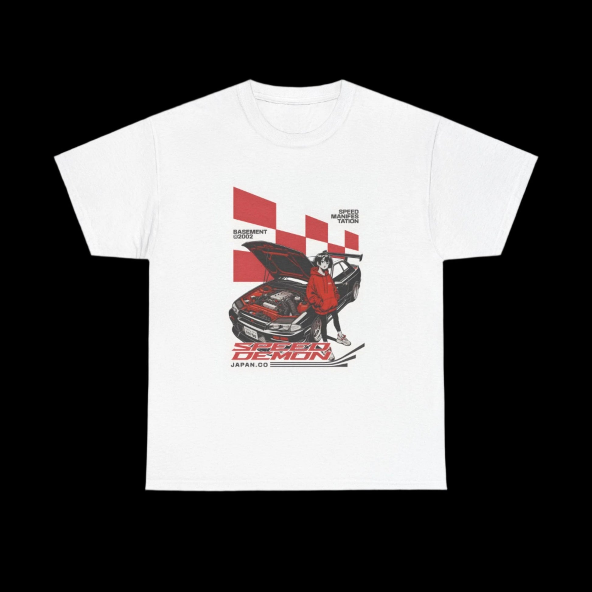 Speed Demon Unisex Heavy Cotton Tee | Stylish Graphic T-Shirt for Racing Enthusiasts - ArtShirt Couture