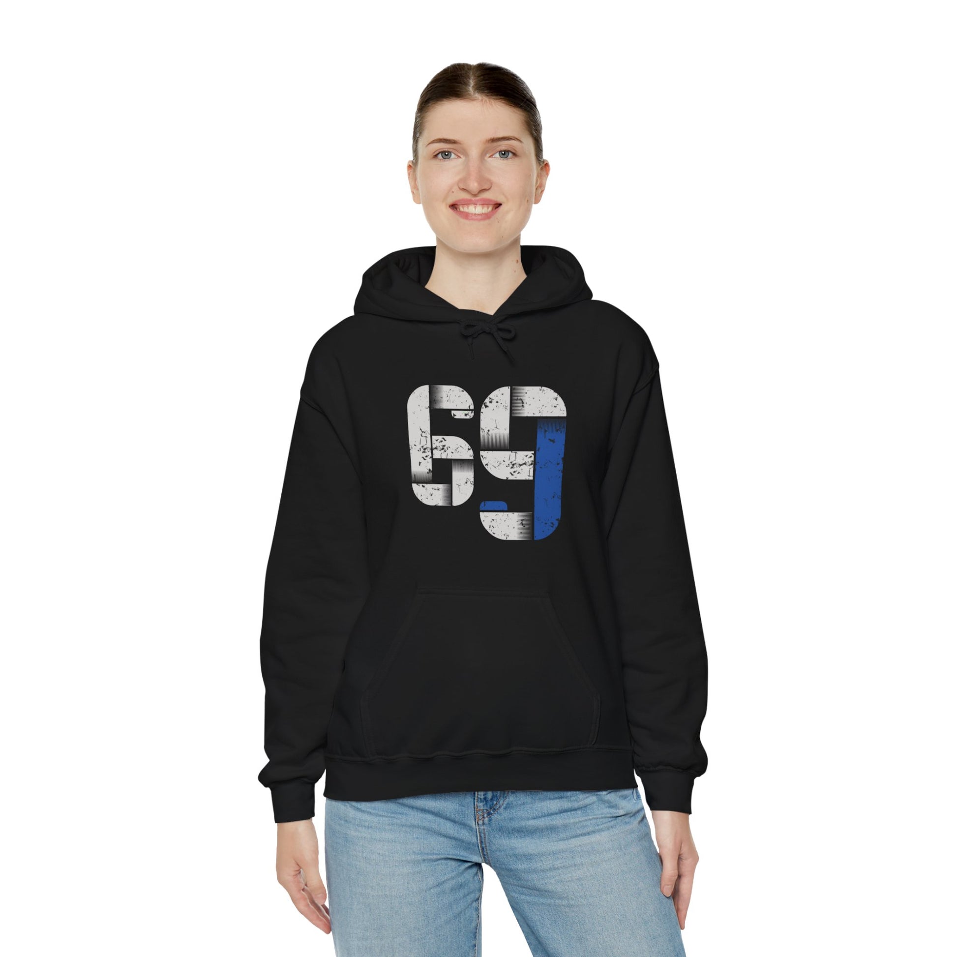 Sixty Nine Unisex Heavy Blend™ Hoodie | Fun Graphic Sweatshirt for Casual Style - ArtShirt Couture
