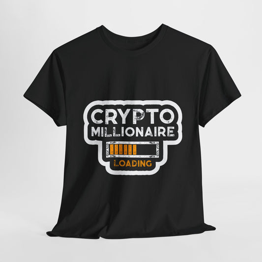 Crypto Millionaire Loading Graphic Tee Shirt