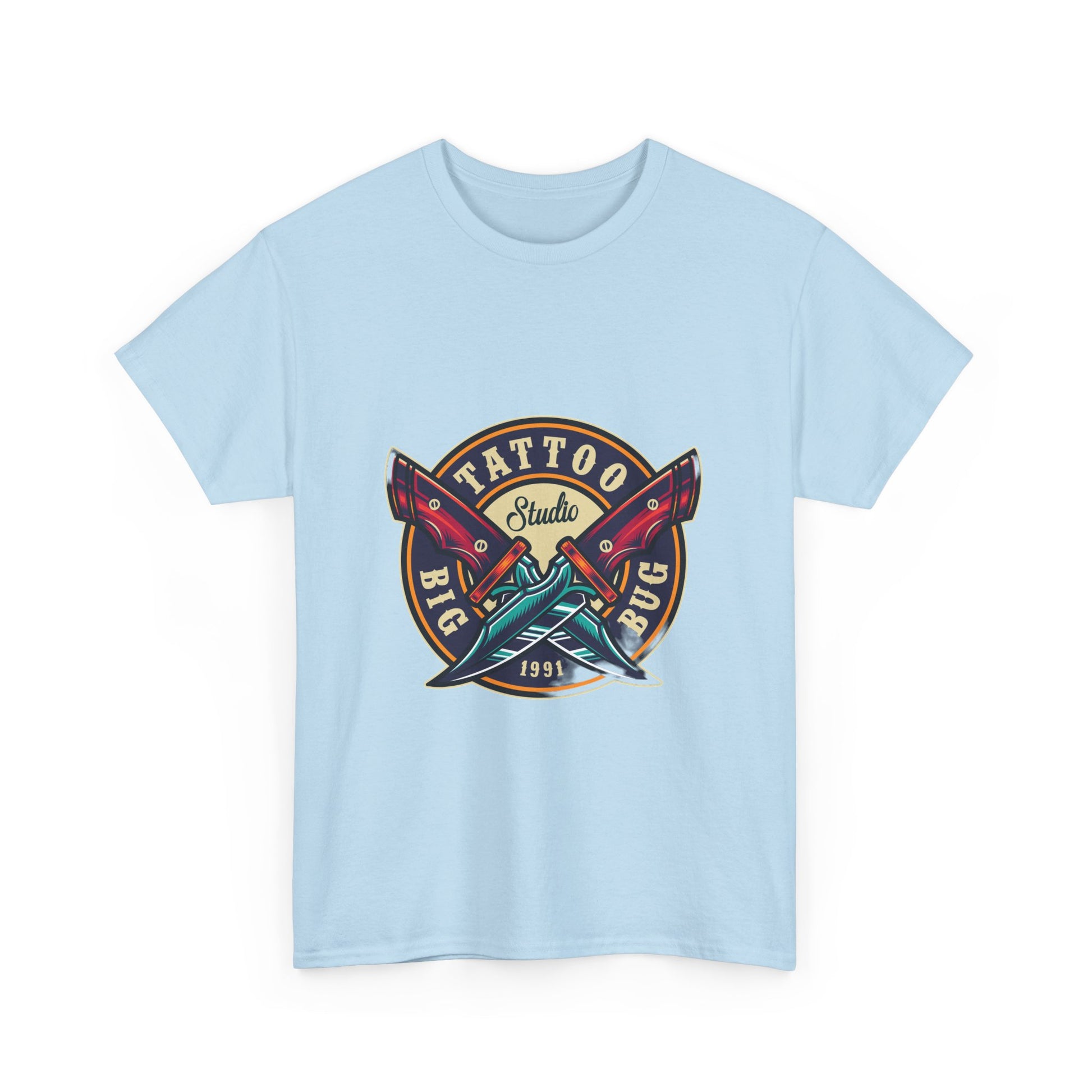 Tattoo Unisex Heavy Cotton Tee | Stylish Graphic T-Shirt for Tattoo Enthusiasts - ArtShirt Couture