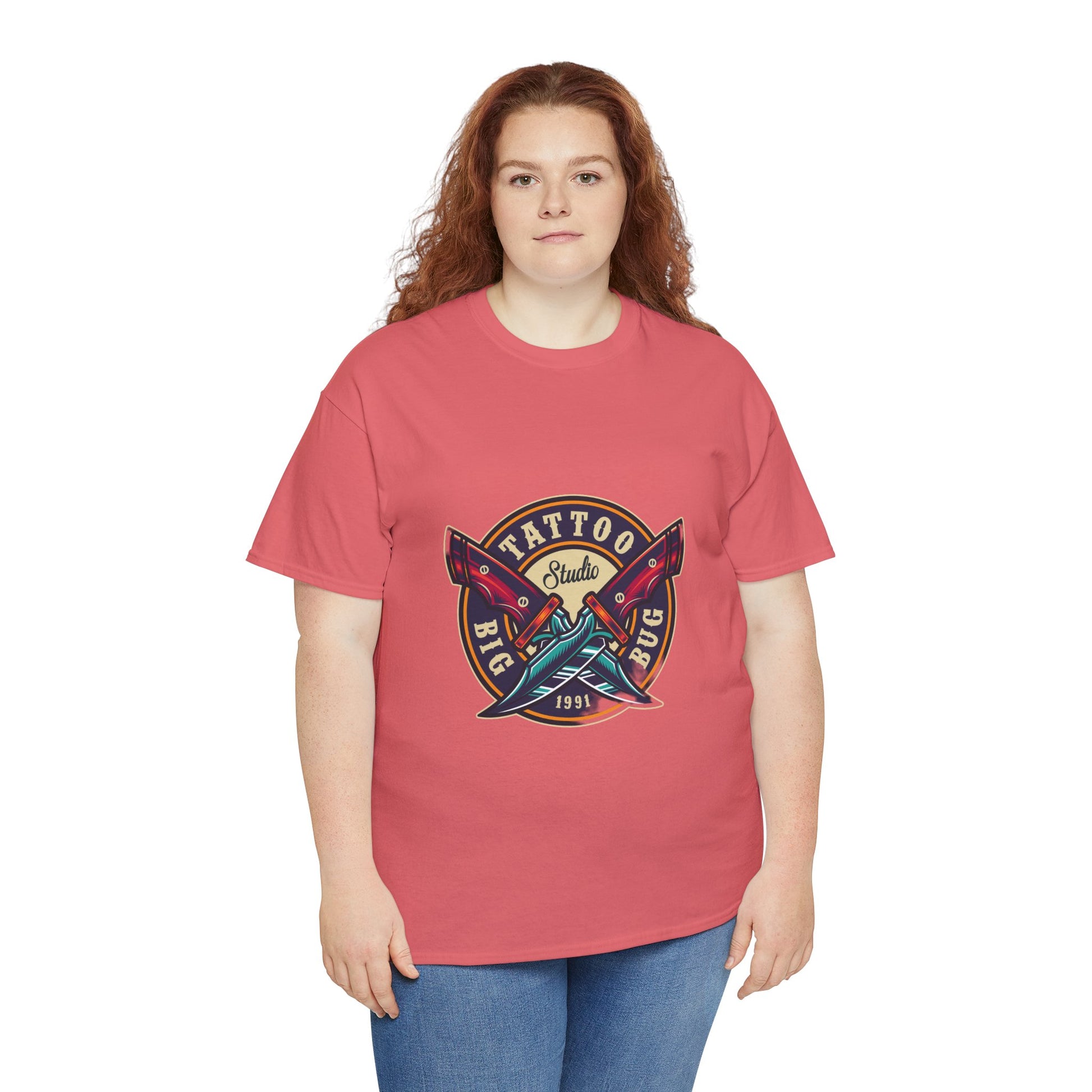 Tattoo Unisex Heavy Cotton Tee | Stylish Graphic T-Shirt for Tattoo Enthusiasts - ArtShirt Couture