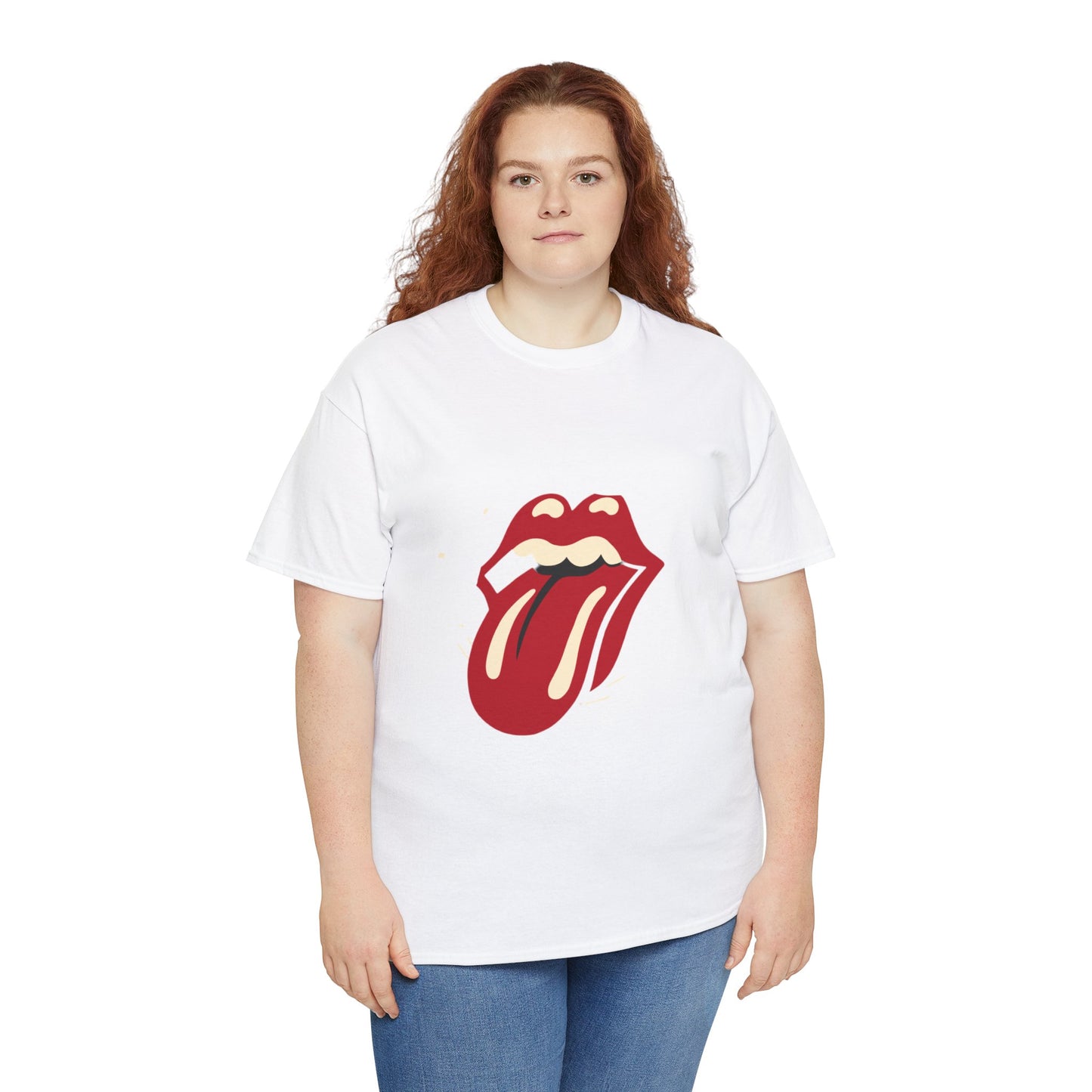 The Stone Tongue Unisex Heavy Cotton Tee | Edgy Graphic T-Shirt for Rock Music Fans - ArtShirt Couture