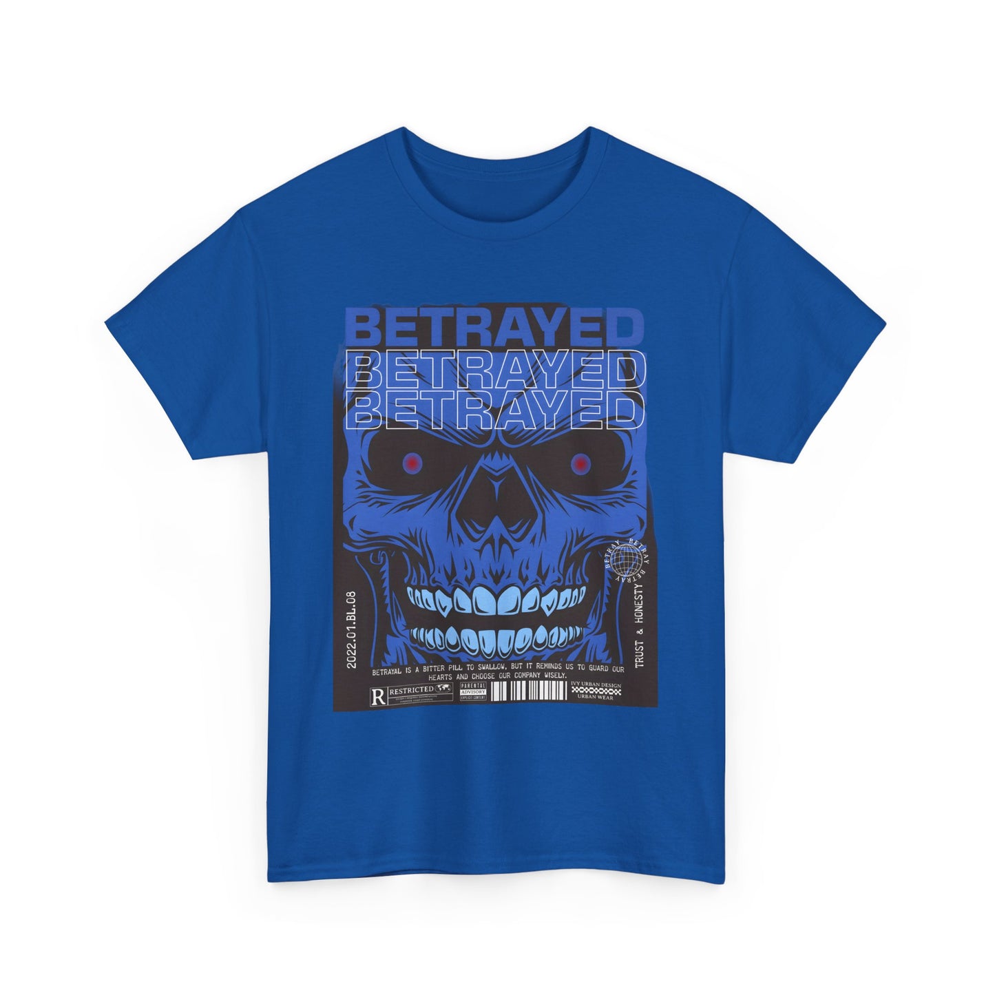 Betrayed Unisex Heavy Cotton Tee | Bold Graphic T-Shirt for Statement Style - Artshirtcouture