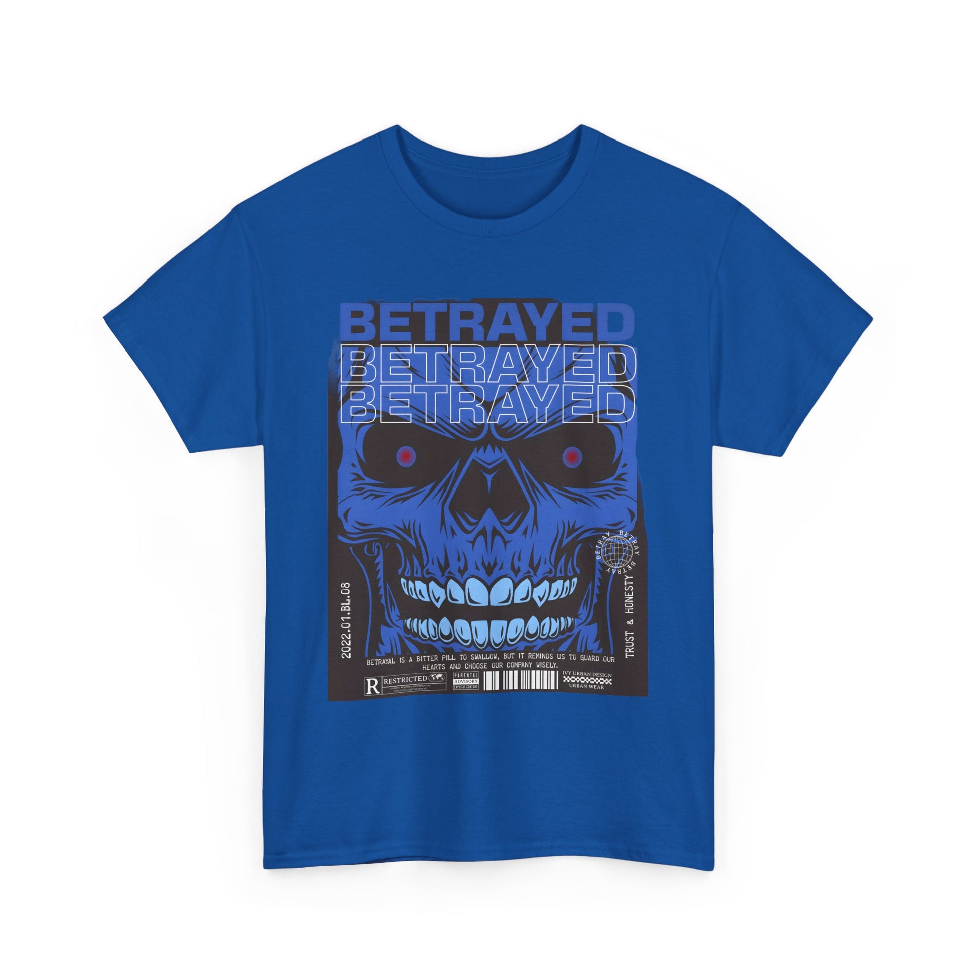 Betrayed Unisex Heavy Cotton Tee | Bold Graphic T-Shirt for Statement Style - Artshirtcouture