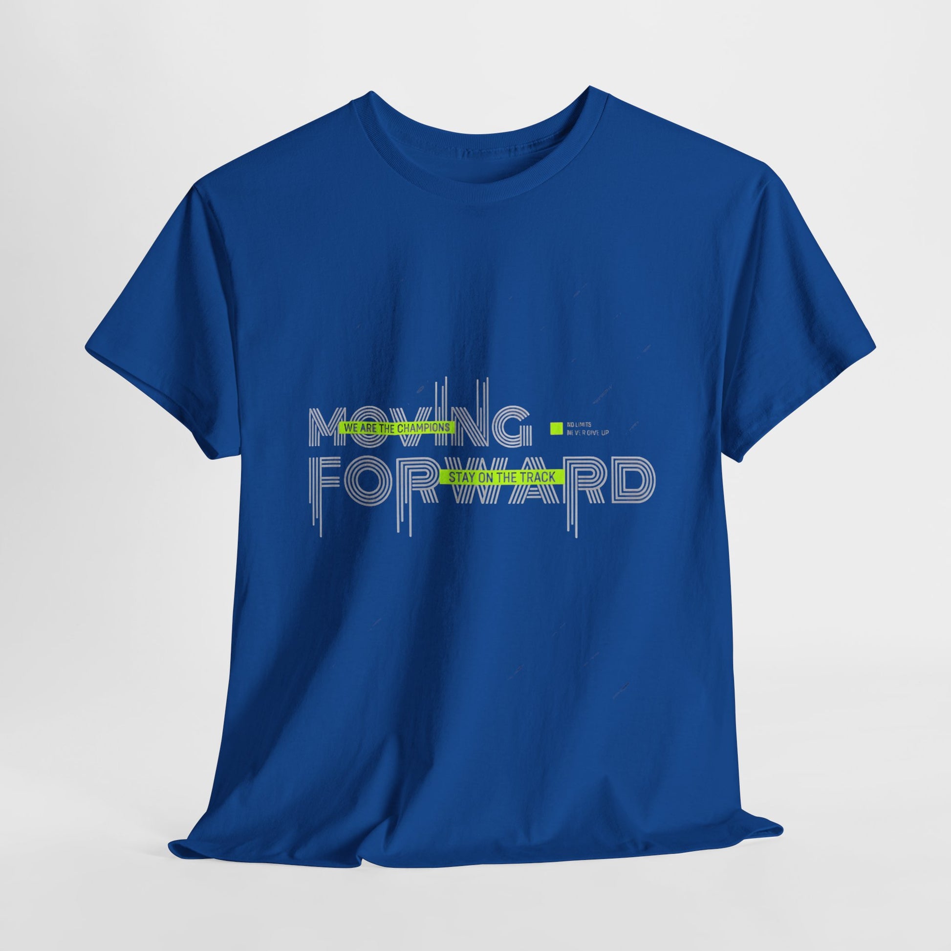Moving Forward Unisex Heavy Cotton Tee | Inspirational Graphic T-Shirt - Artshirtcouture