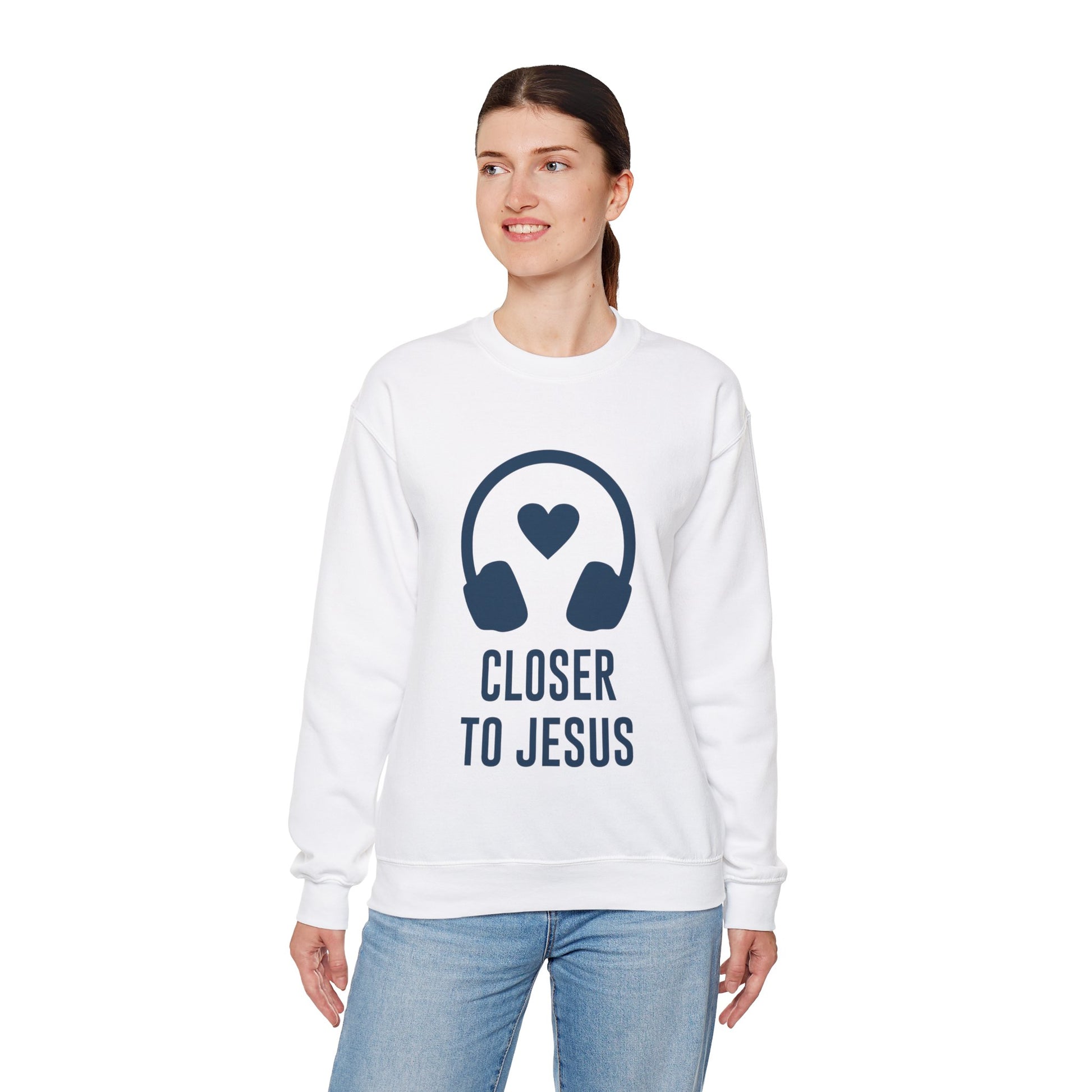 Closer to Jesus Sweatshirt - ArtShirt Couture