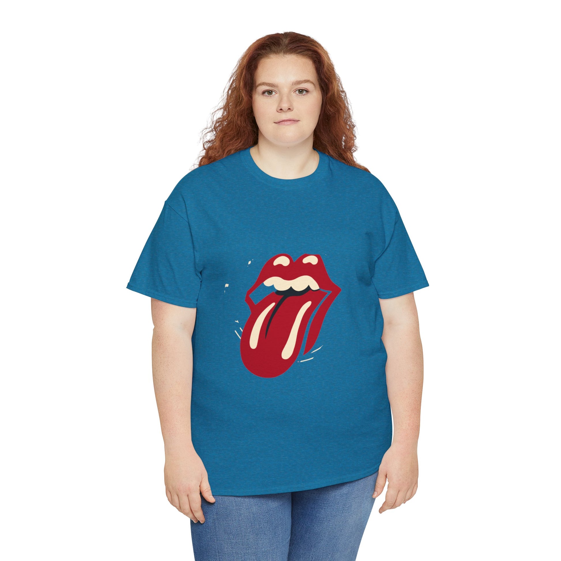 The Stone Tongue Unisex Heavy Cotton Tee | Edgy Graphic T-Shirt for Rock Music Fans - ArtShirt Couture