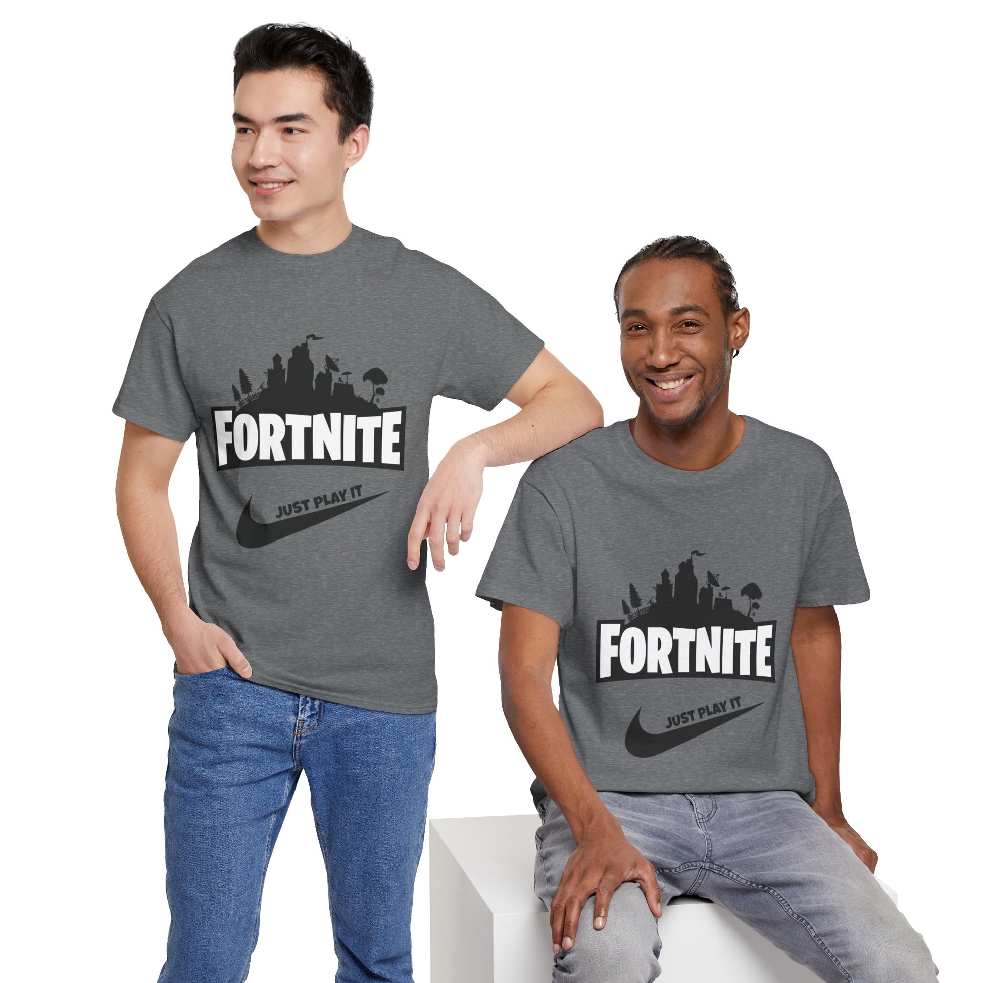 Fortnite Designed Unisex Heavy Cotton Tee | Stylish Graphic T-Shirt for Gamers - ArtShirt Couture