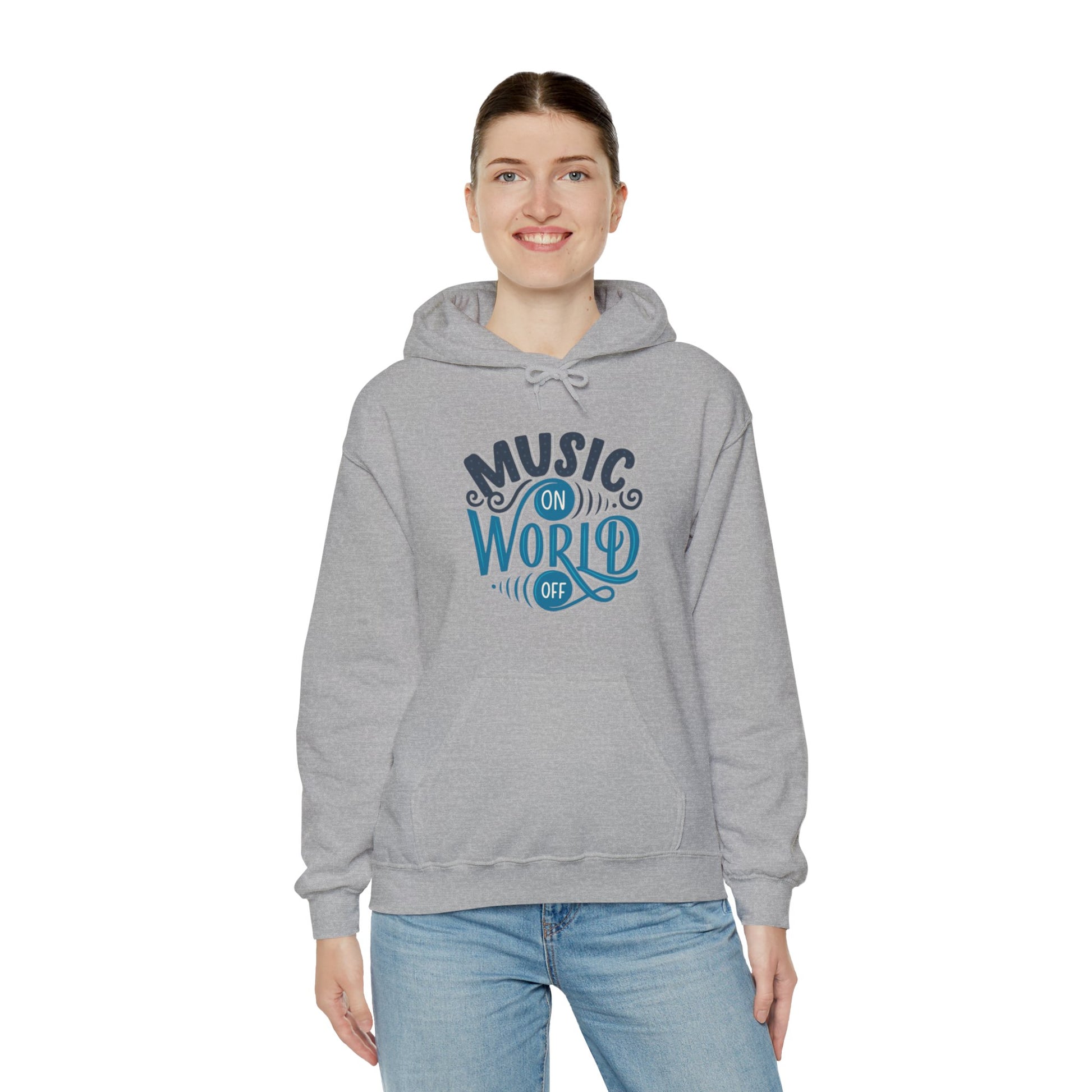 I love the music unisex hoodie - ArtShirt Couture