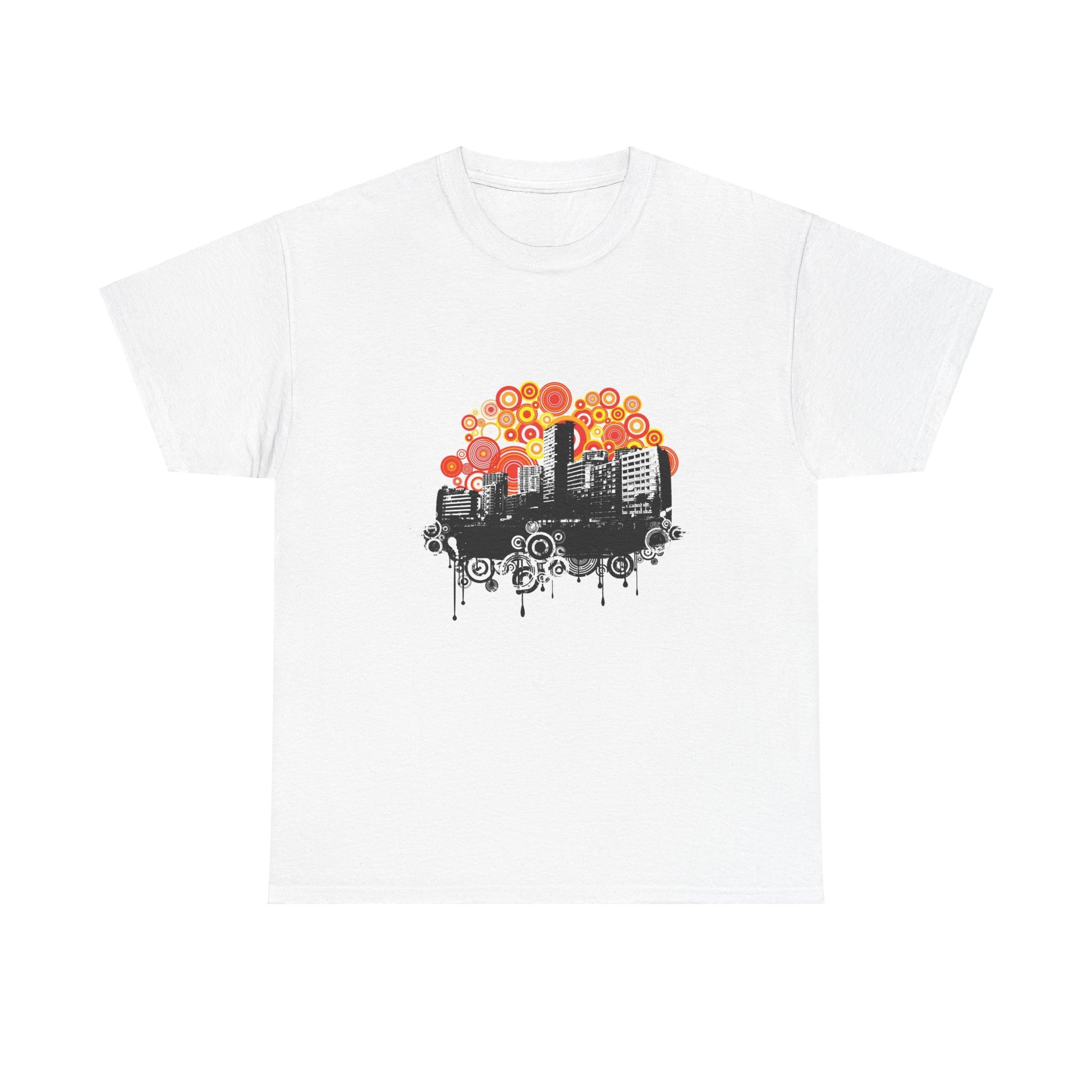 Urban City Unisex Heavy Cotton Tee | Stylish Graphic T-Shirt for City Life Enthusiasts - ArtShirt Couture
