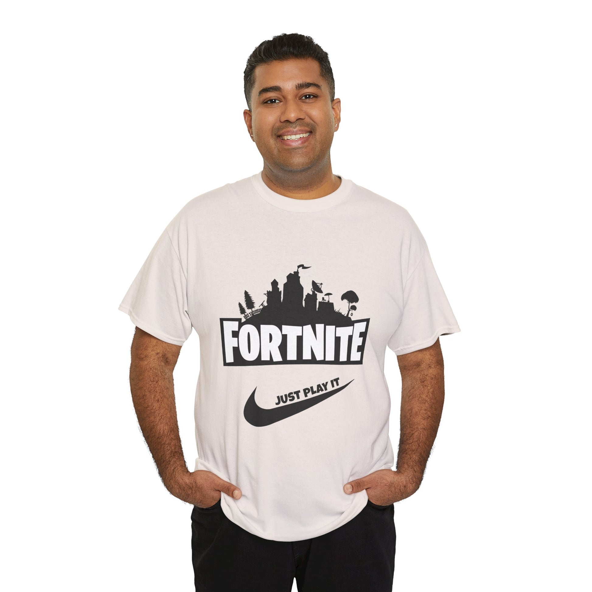 Fortnite Designed Unisex Heavy Cotton Tee | Stylish Graphic T-Shirt for Gamers - ArtShirt Couture