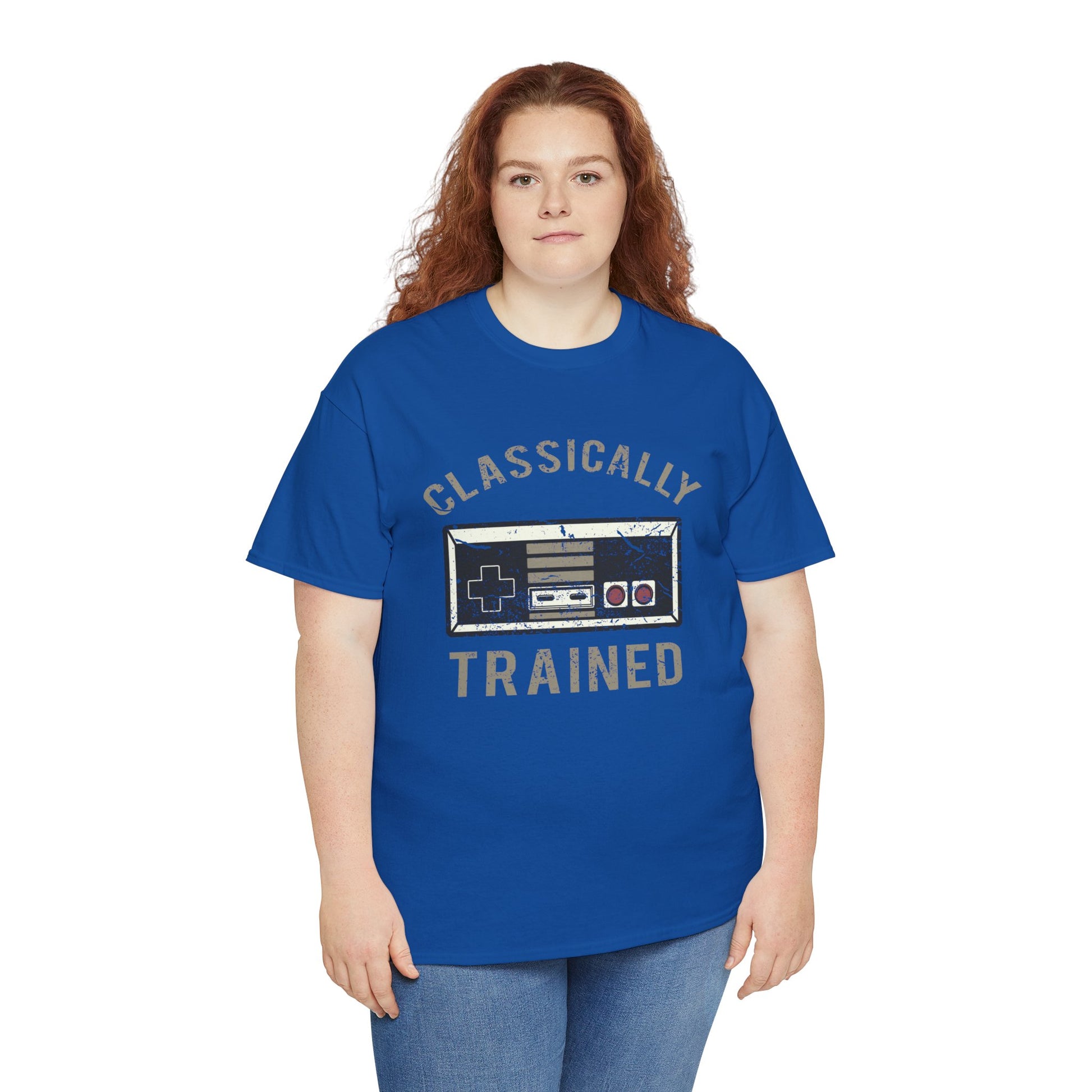 The Classically Trained and Distressed Unisex Heavy Cotton Tee | Vintage-Inspired Graphic T-Shirt for Art Lovers - ArtShirt Couture