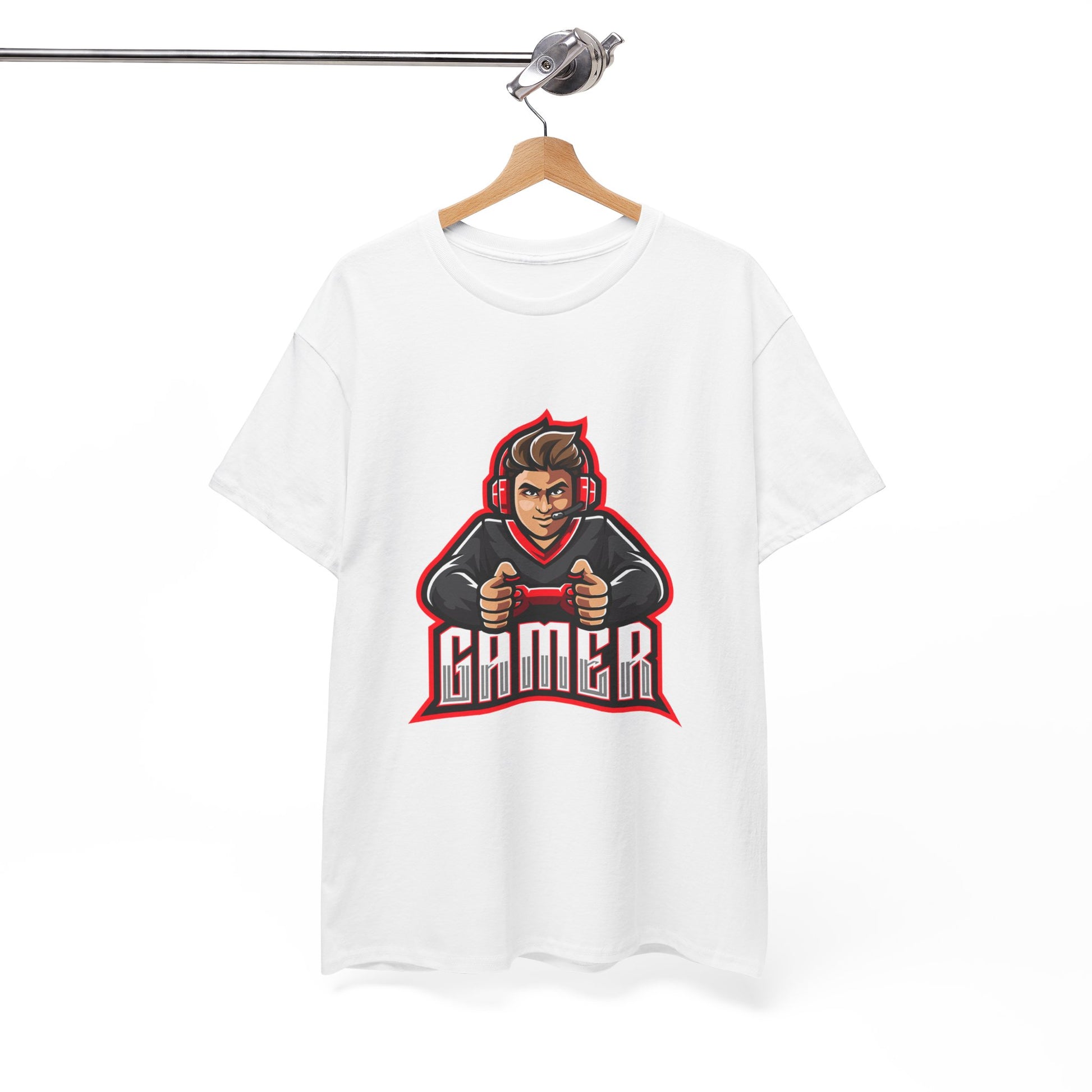 The Gamer Unisex Heavy Cotton Tee | Stylish Graphic T-Shirt for Gaming Enthusiasts - ArtShirt Couture