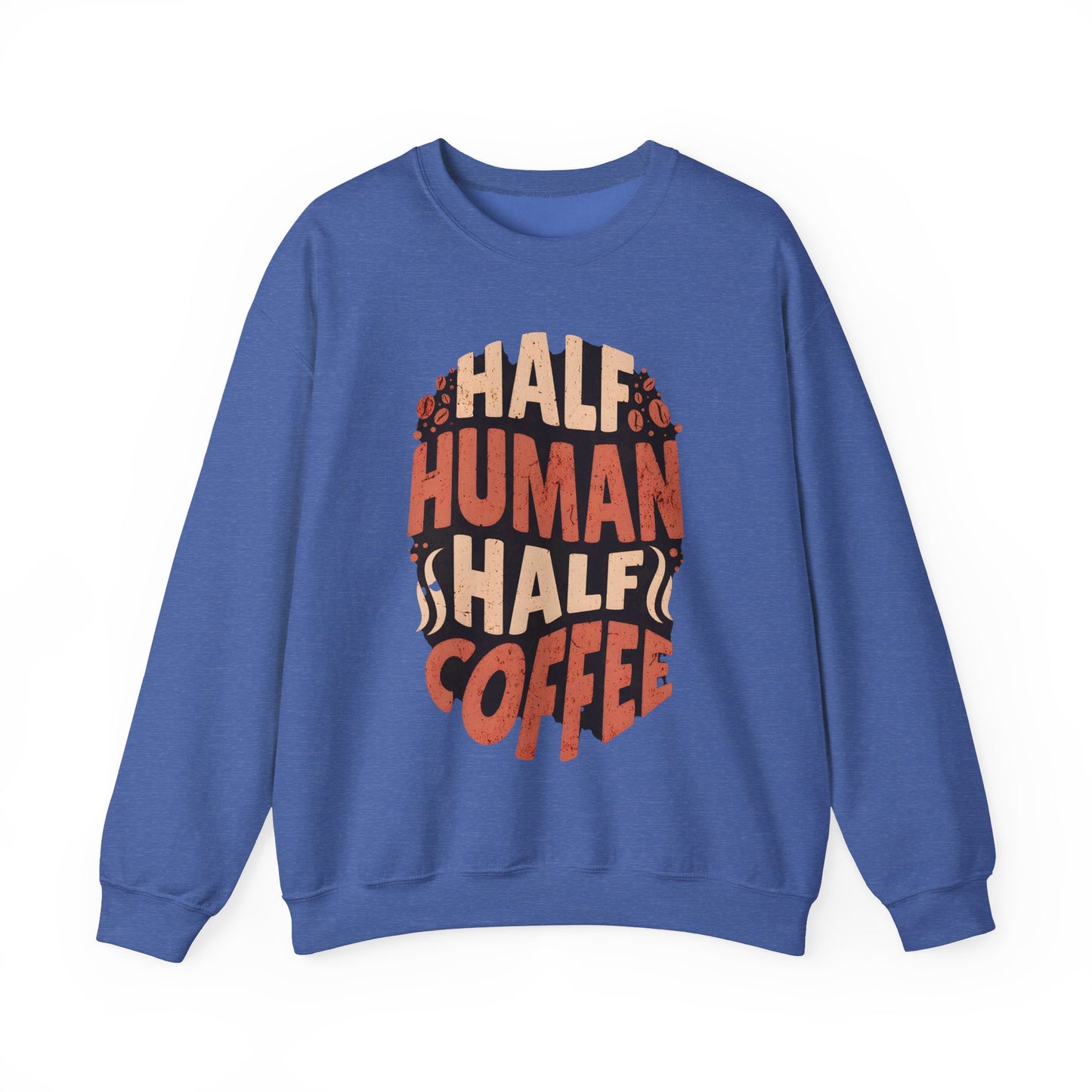 Half Human Half Coffee Graphic - Unisex - Sweatshirt - Artshirtcouture