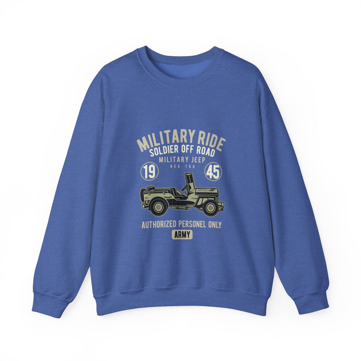 Military ride Unisex Heavy Blend™ Crewneck Sweatshirt - ArtShirt Couture