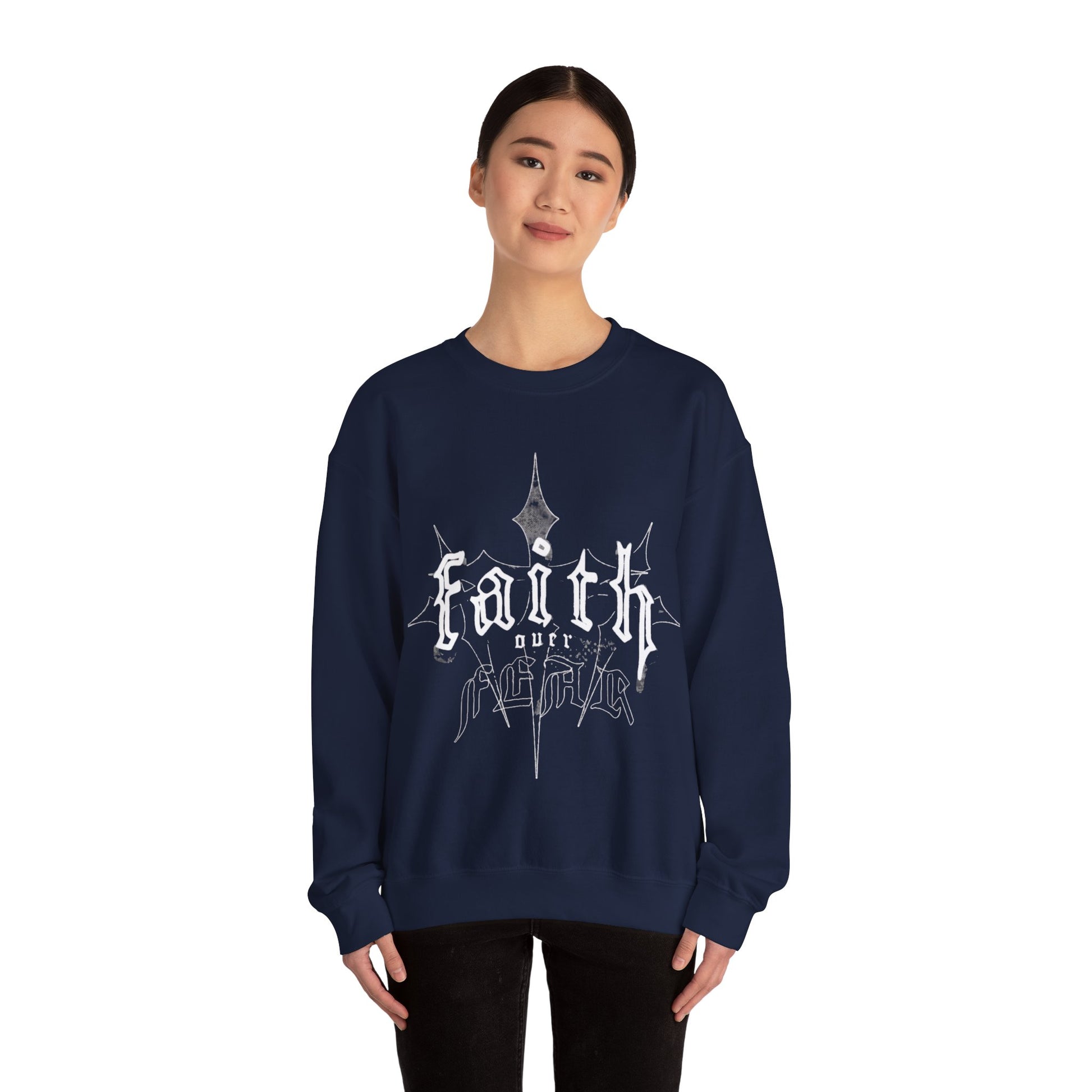 Faith Unisex Heavy Blend™ graphic  Sweatshirt by artshirtcouture