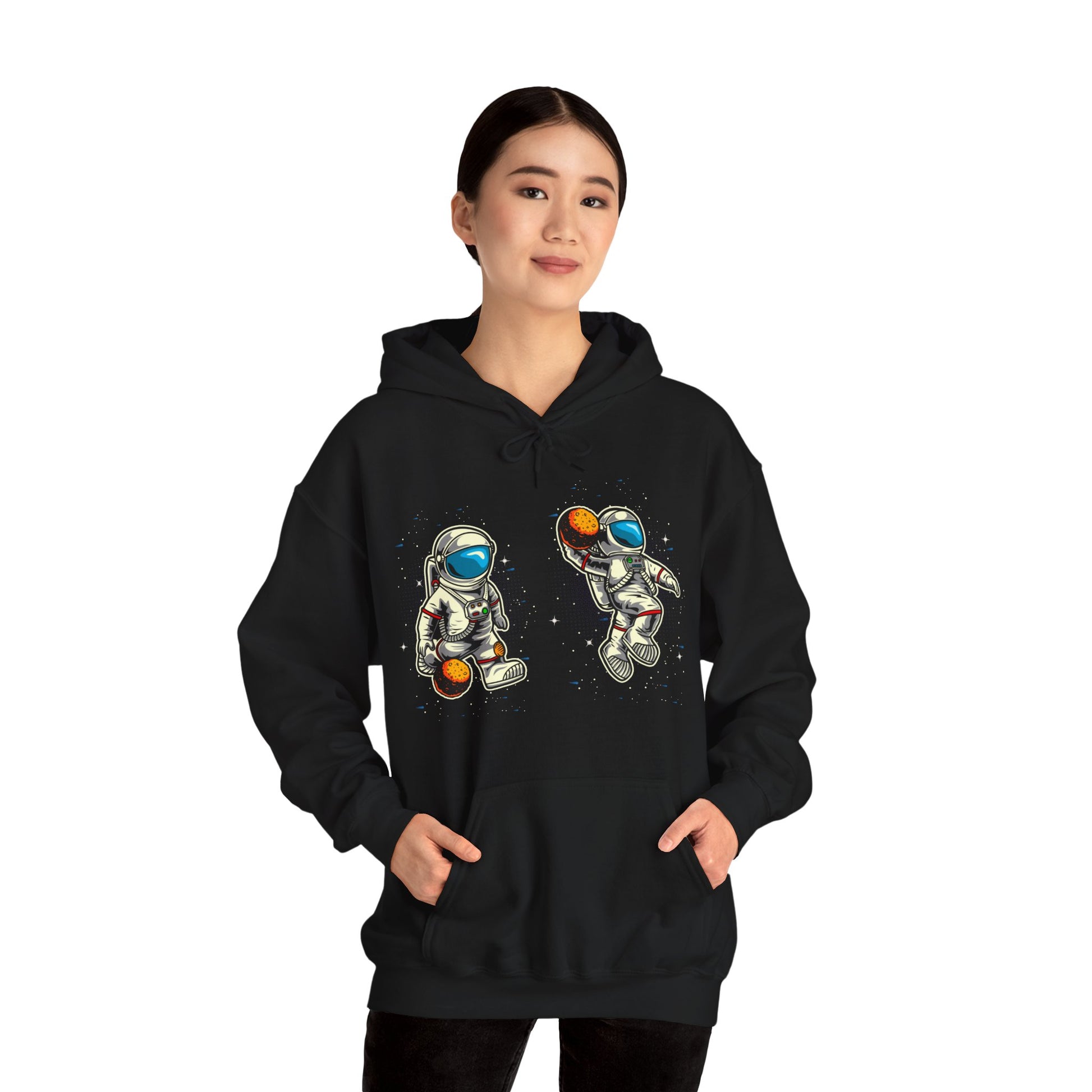 The Astronaut Unisex Heavy Blend™ Hoodie | Space-Themed Hoodie with Cool Cosmic Design - ArtShirt Couture