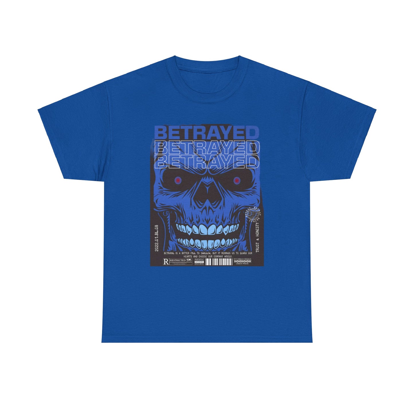 Betrayed Unisex Heavy Cotton Tee | Bold Graphic T-Shirt for Statement Style - Artshirtcouture