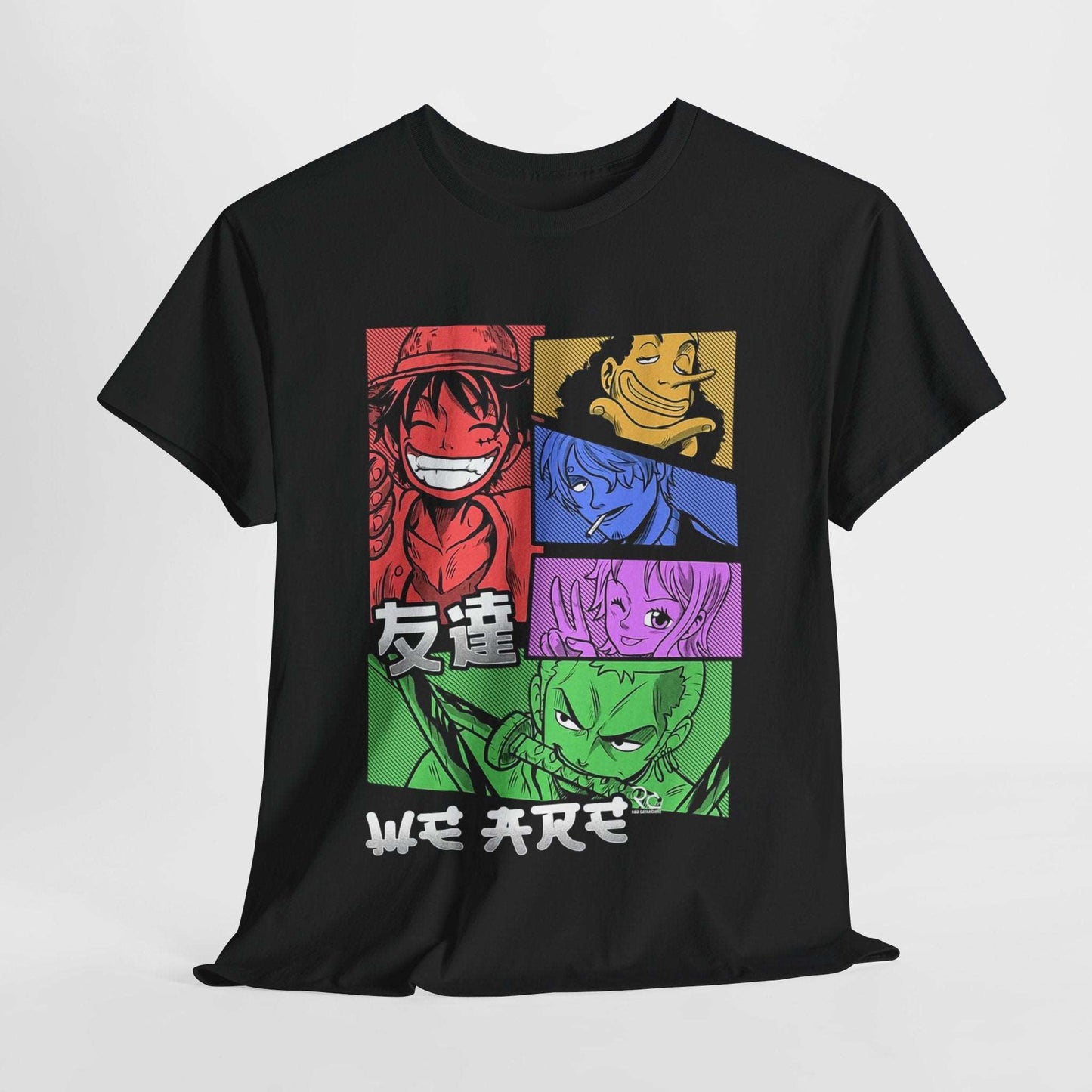 Anime Manga Unisex Heavy Cotton Tee | Stylish Graphic T-Shirt for Fans - ArtShirt Couture