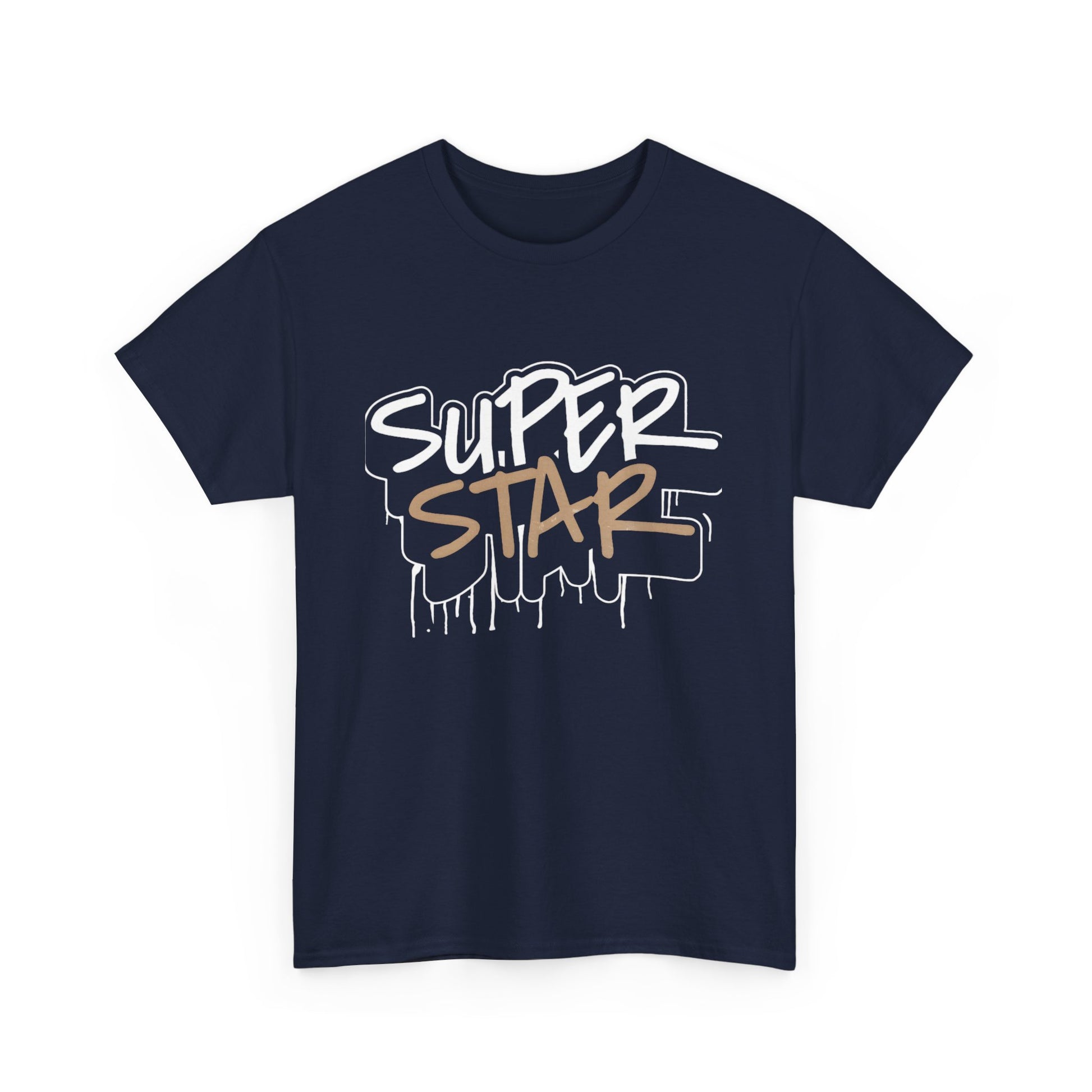 Super Stars Unisex Heavy Cotton Tee | Casual and Stylish T-Shirt for All Ages - ArtShirt Couture