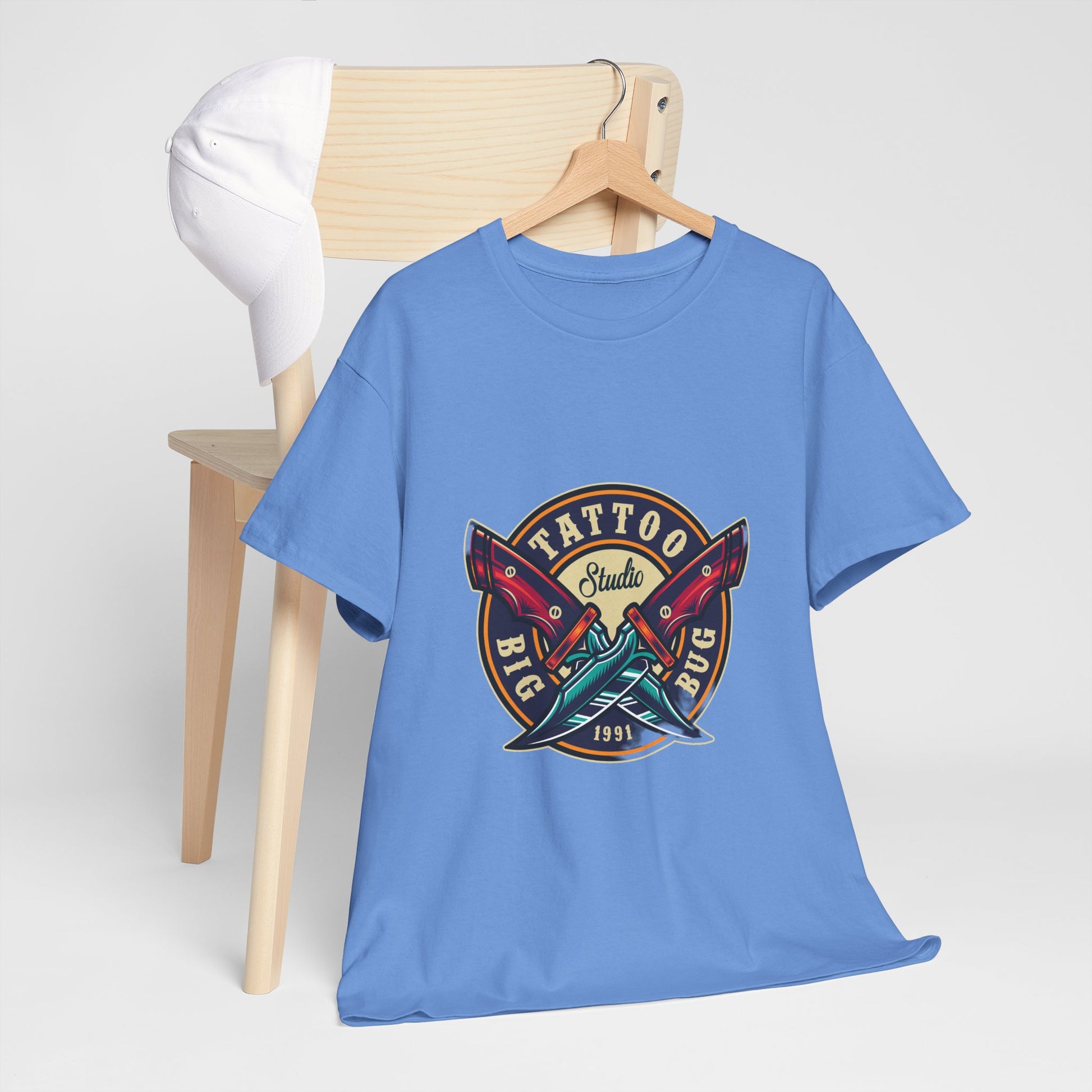Tattoo Unisex Heavy Cotton Tee | Stylish Graphic T-Shirt for Tattoo Enthusiasts - ArtShirt Couture