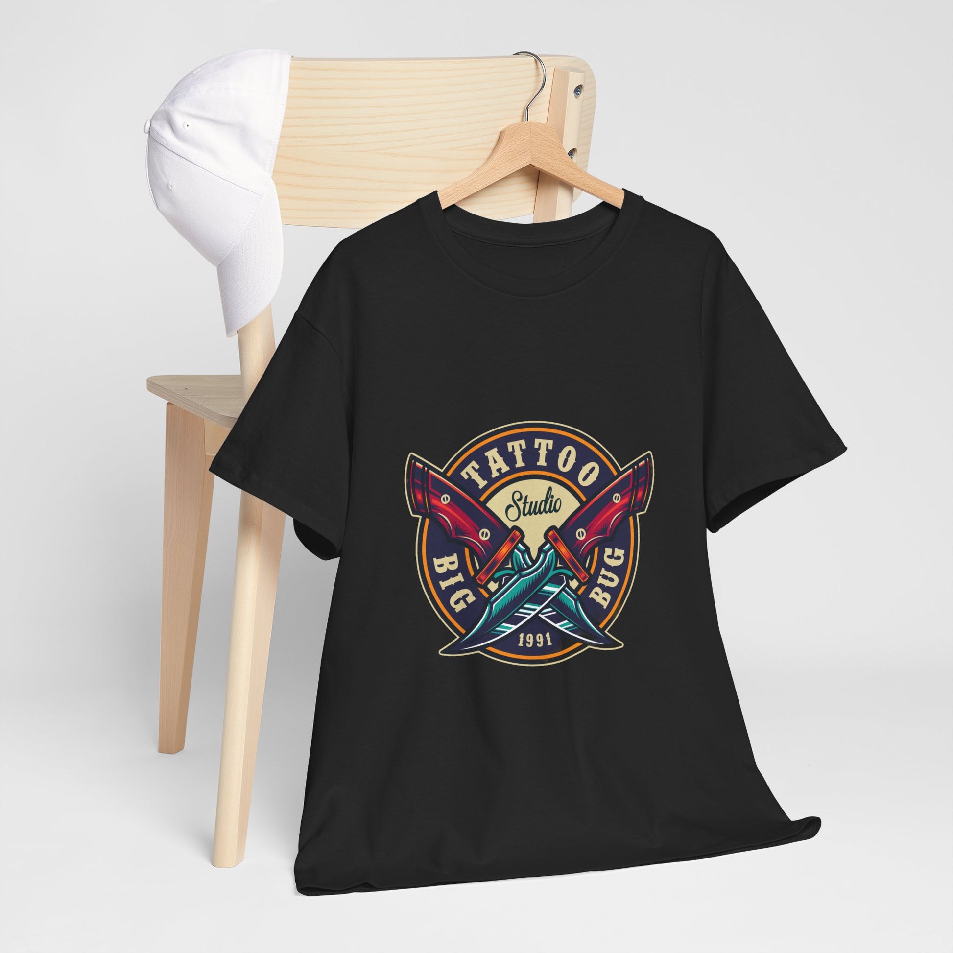 Tattoo Unisex Heavy Cotton Tee | Stylish Graphic T-Shirt for Tattoo Enthusiasts - ArtShirt Couture