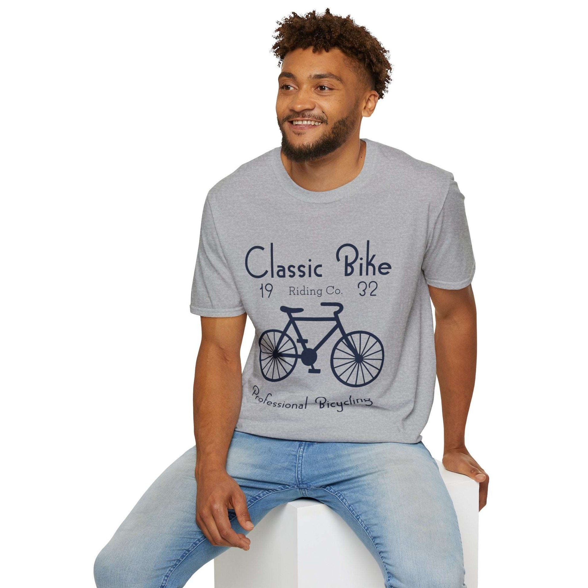 Classic Bike Unisex Softstyle T-Shirt - ArtShirt Couture