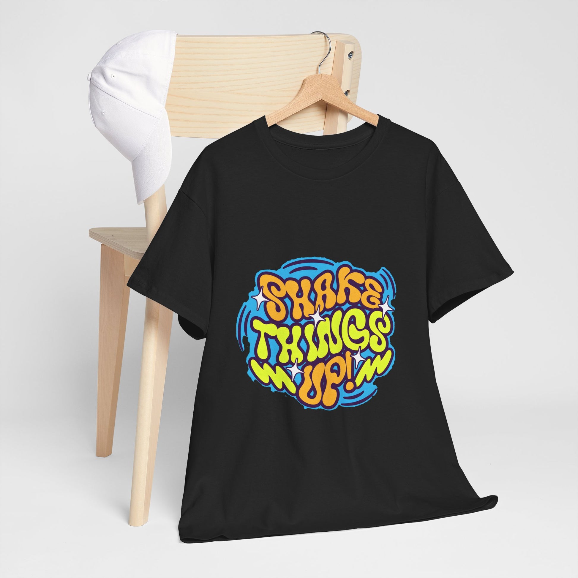 Shake Things Up Unisex Heavy Cotton Tee | Fun and Playful Graphic T-Shirt - ArtShirt Couture