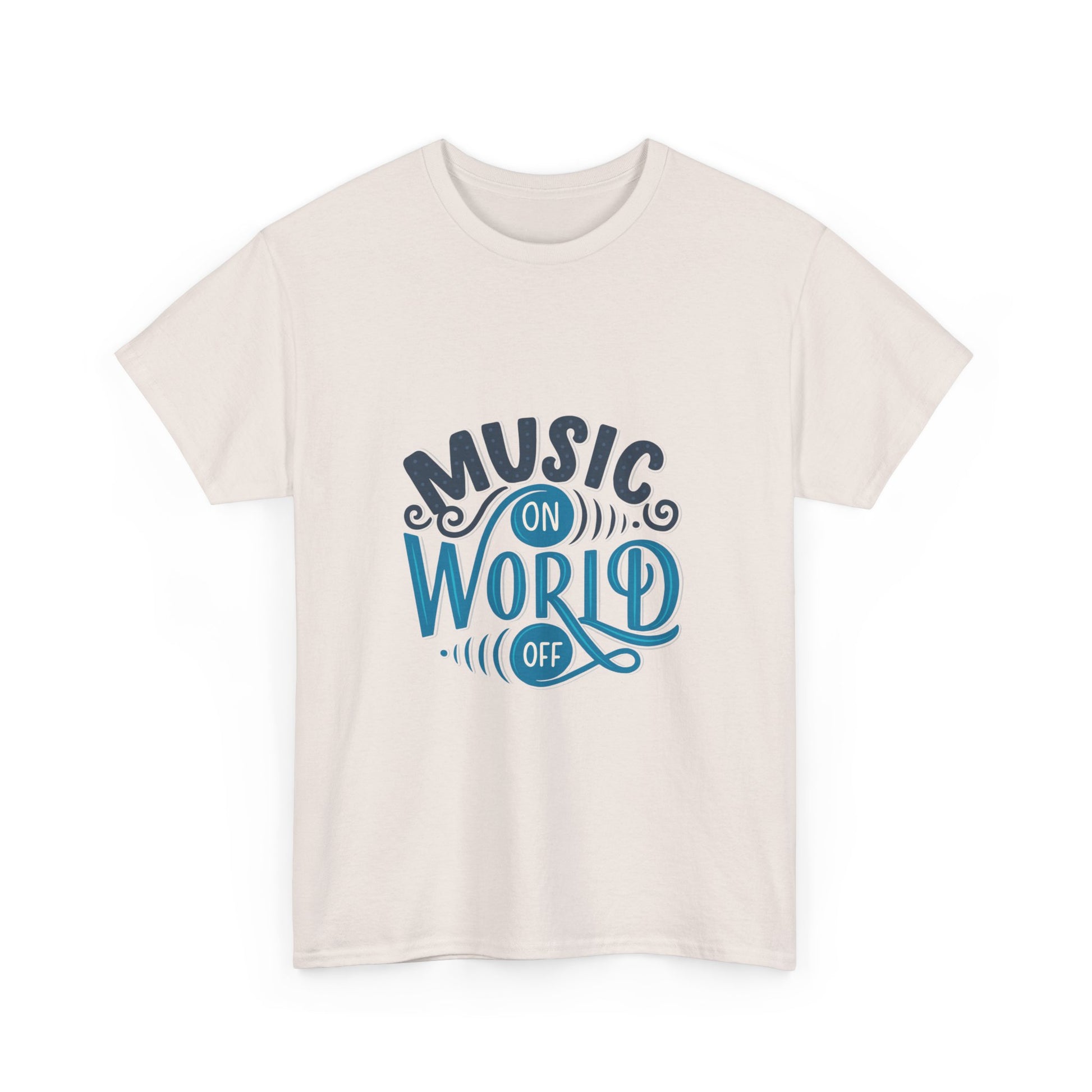 Music World Unisex Heavy Graphic Cotton Tee - ArtShirt Couture