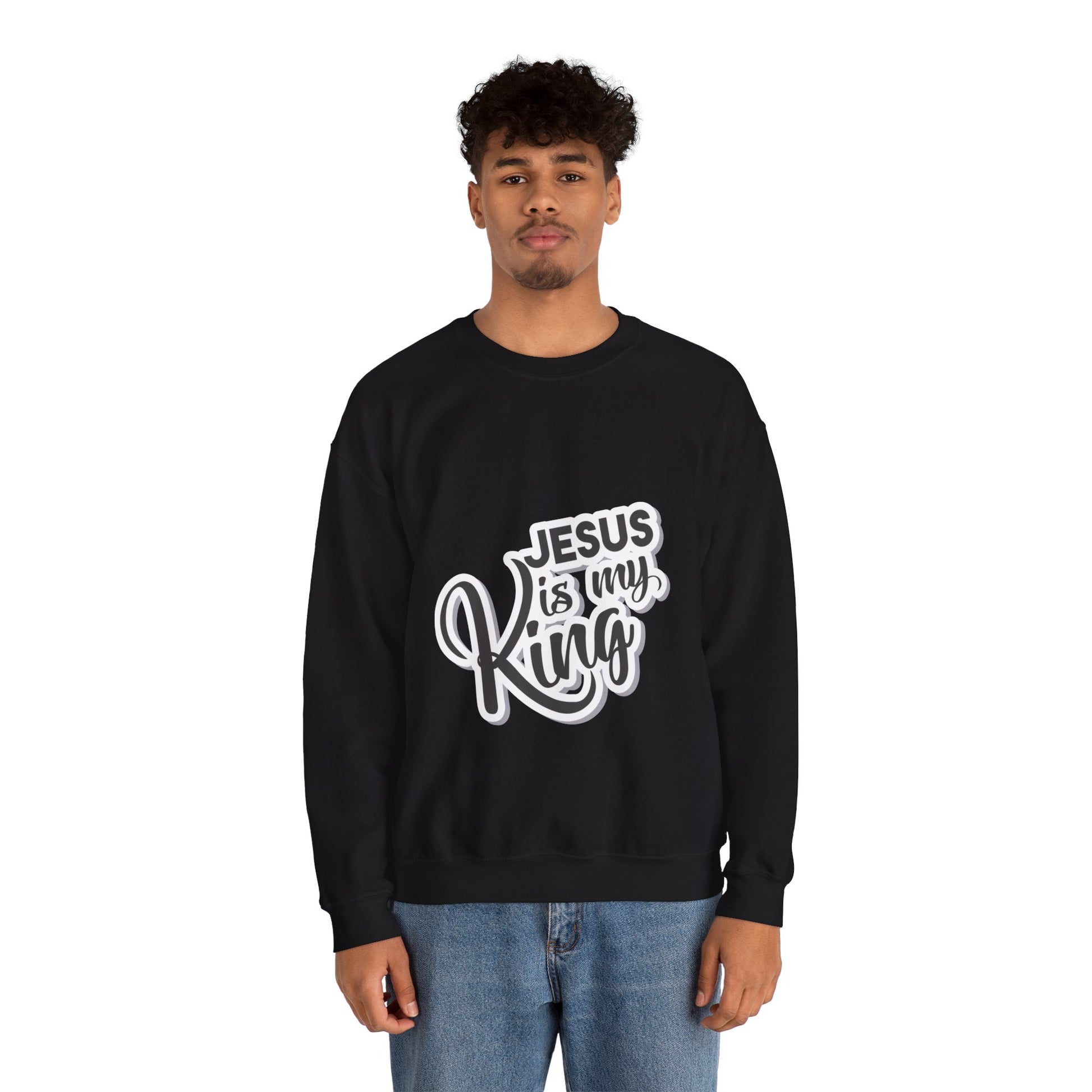 Jesus is my king Unisex Heavy Blend™ Crewneck Sweatshirt - ArtShirt Couture