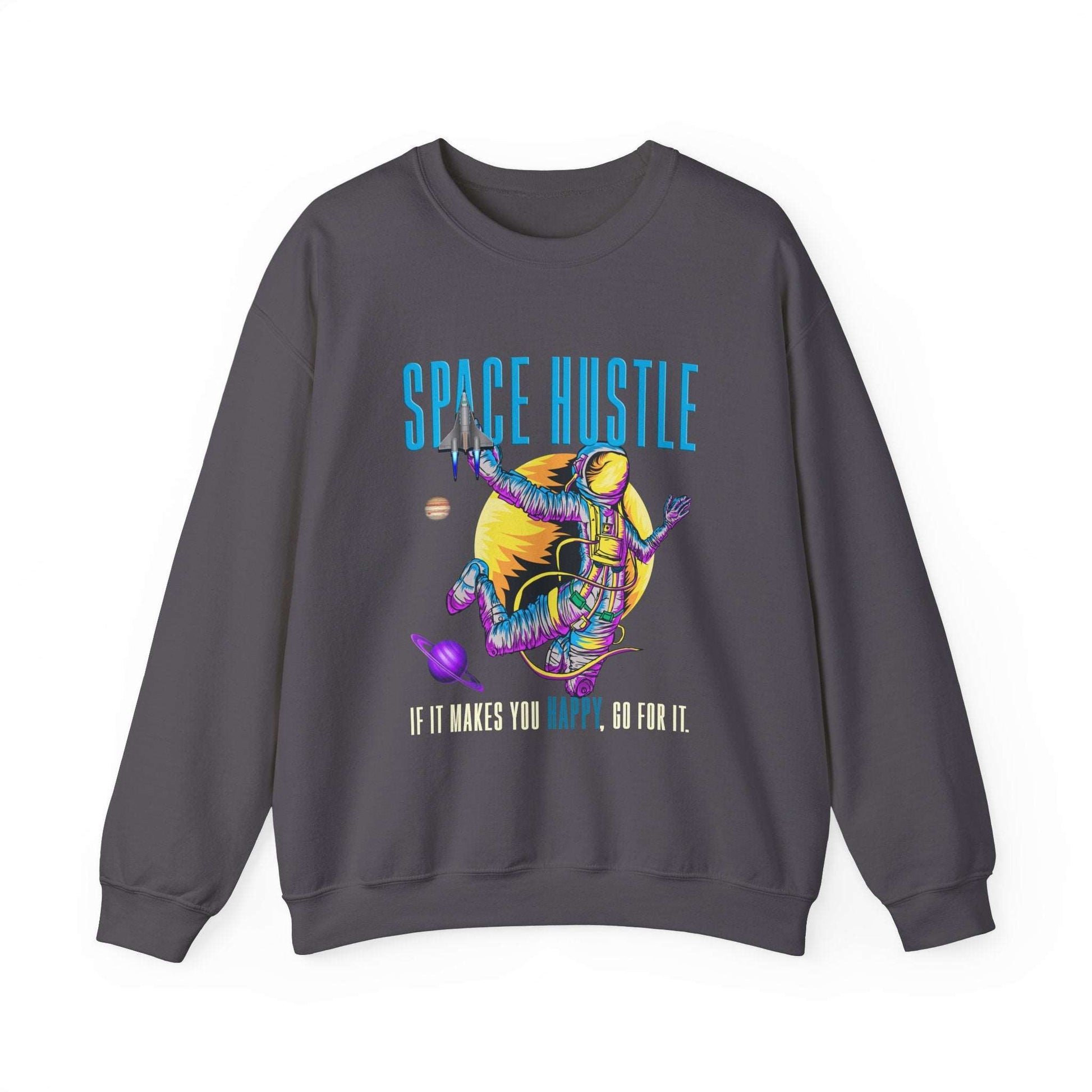 Astronaut Space Colour Unisex Heavy Blend™ Sweatshirt | Vibrant Graphic Sweatshirt - ArtShirt Couture
