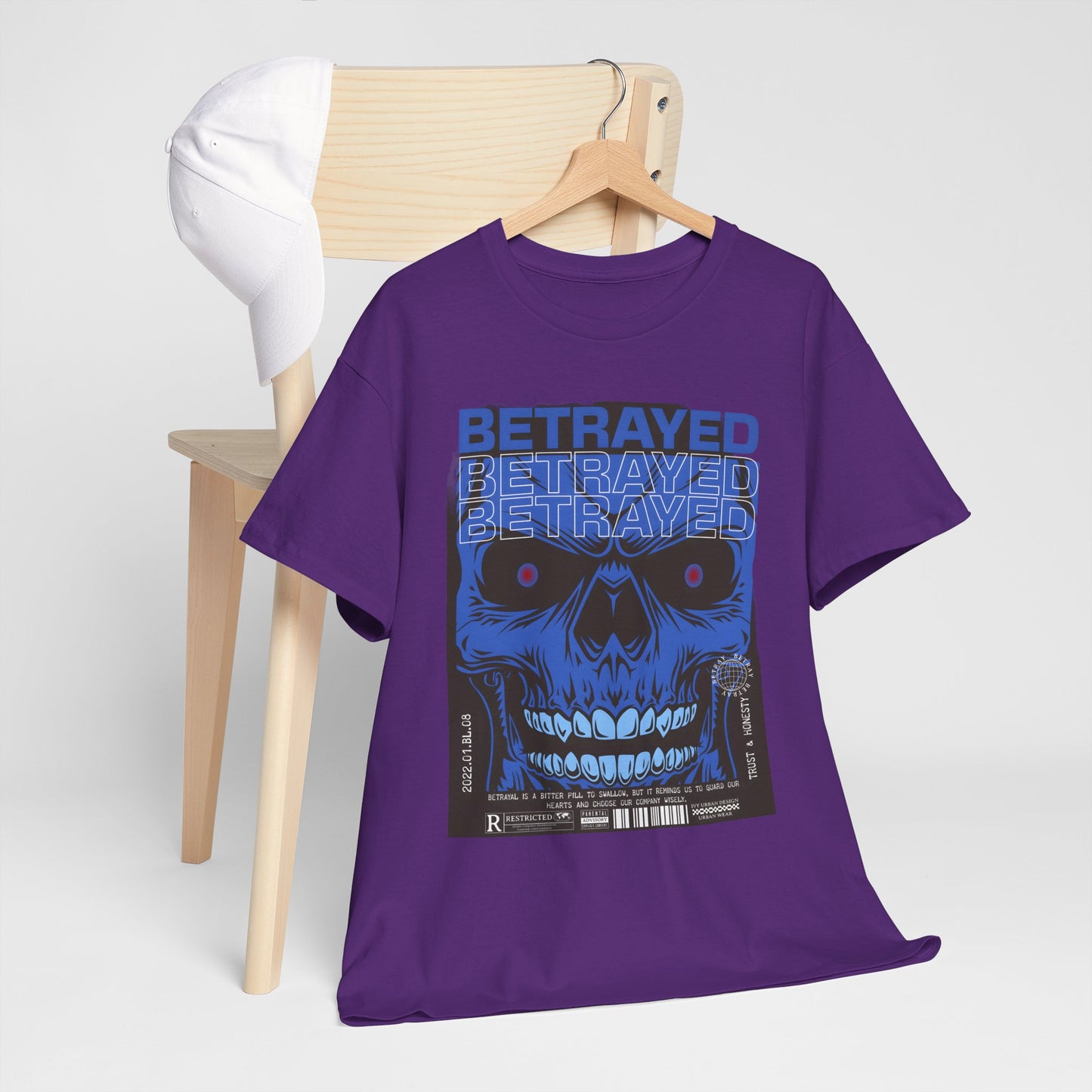 Betrayed Unisex Heavy Cotton Tee | Bold Graphic T-Shirt for Statement Style - Artshirtcouture