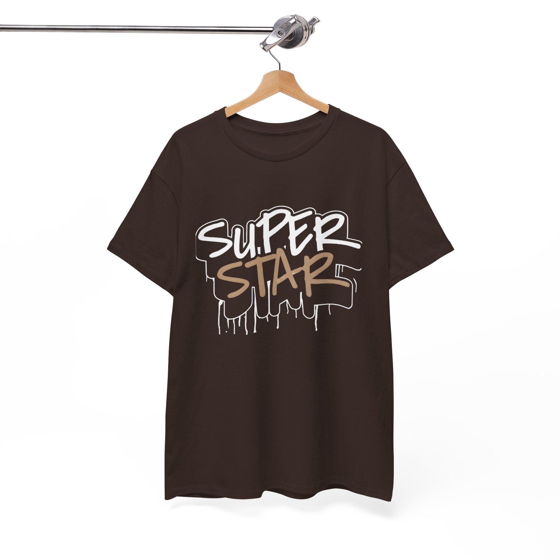 Super Stars Unisex Heavy Cotton Tee | Casual and Stylish T-Shirt for All Ages - ArtShirt Couture