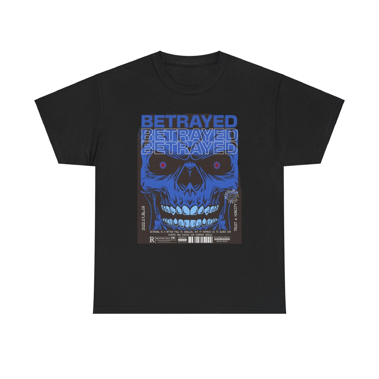 Betrayed Unisex Heavy Cotton Tee | Bold Graphic T-Shirt for Statement Style - Artshirtcouture