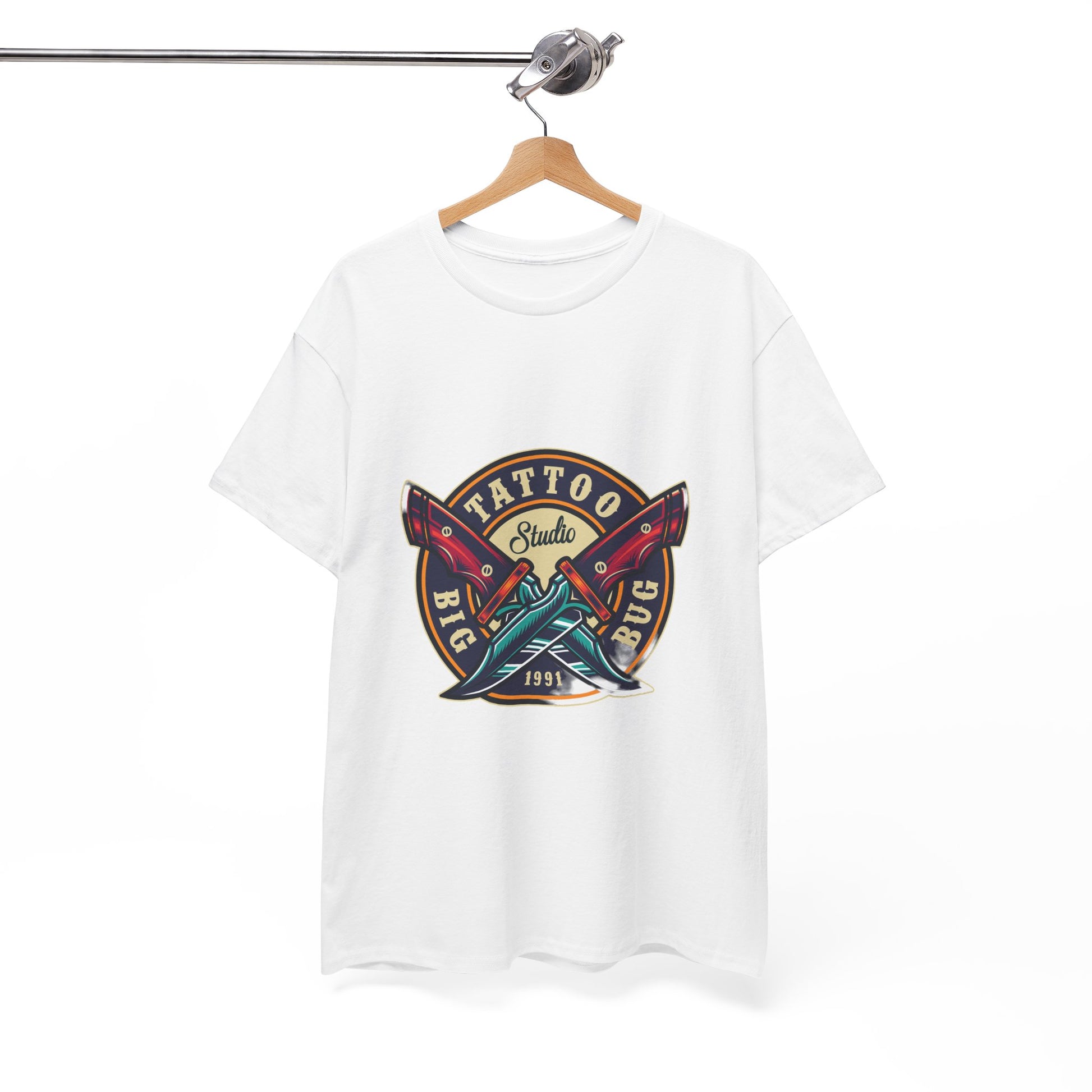 Tattoo Unisex Heavy Cotton Tee | Stylish Graphic T-Shirt for Tattoo Enthusiasts - ArtShirt Couture