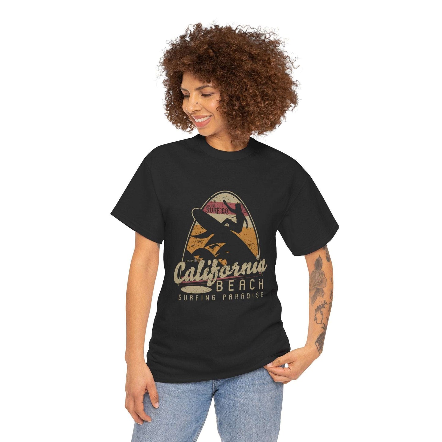 California Beach Surfing Paradise Tee - ArtShirt Couture