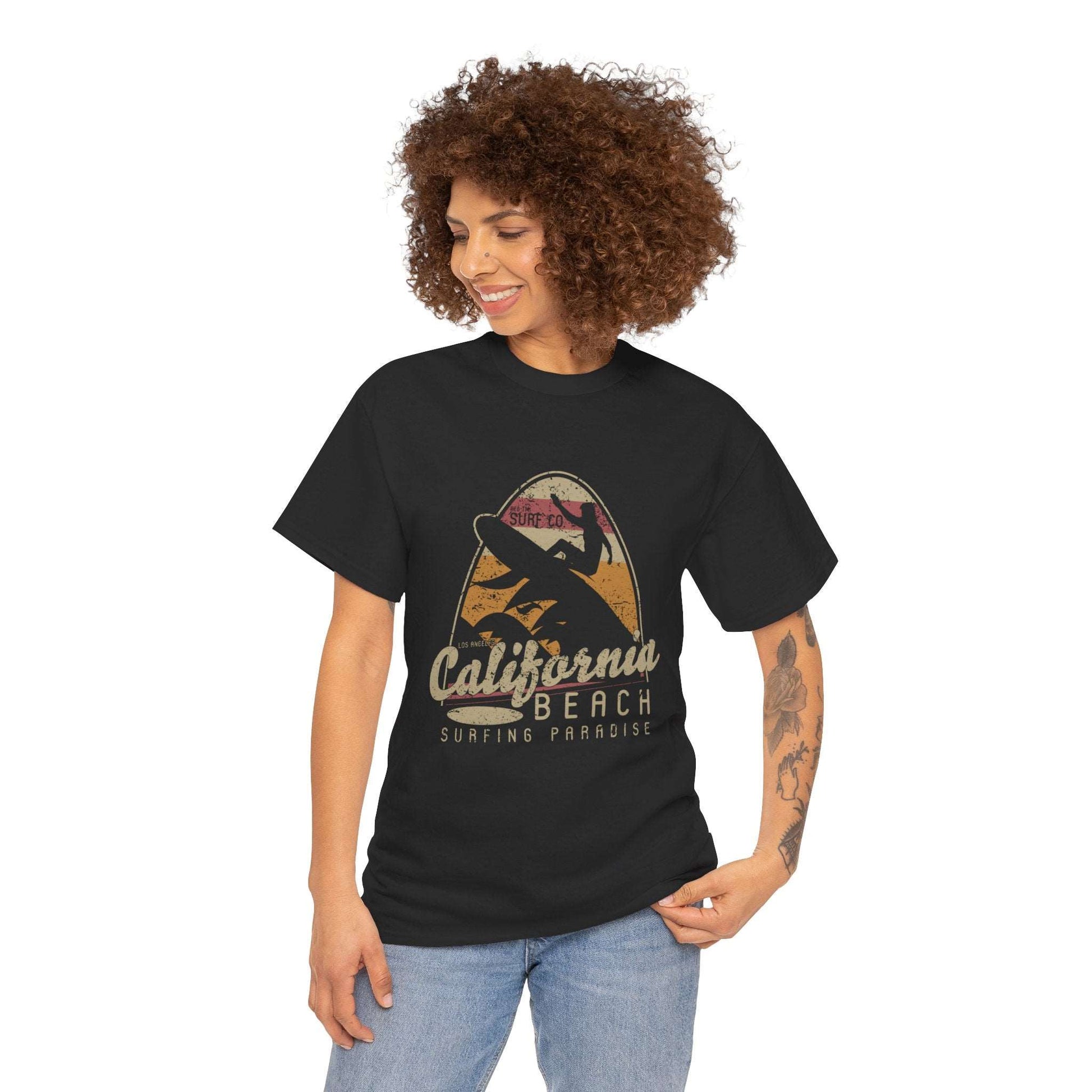 California Beach Surfing Paradise Tee - ArtShirt Couture