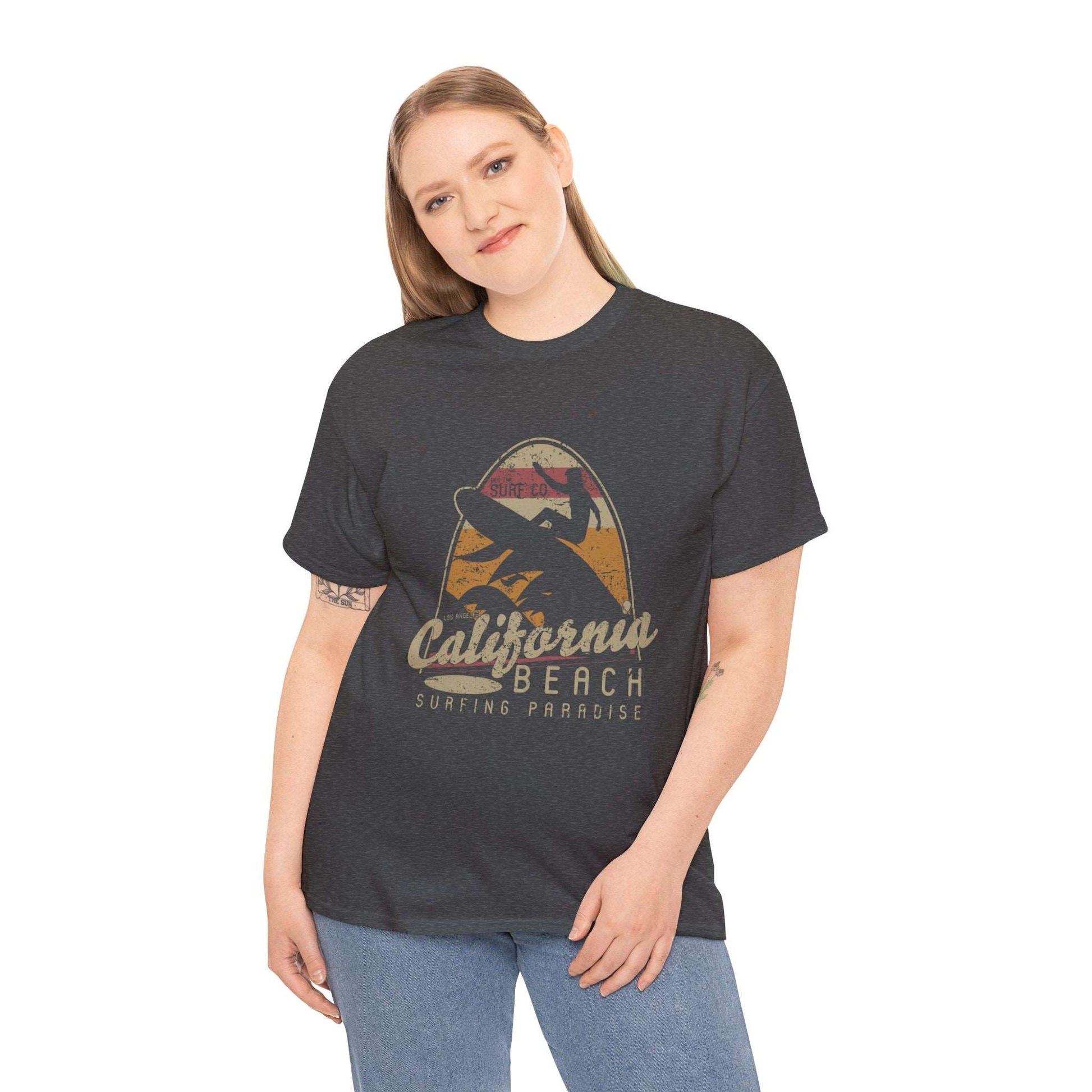 California Beach Surfing Paradise Tee - ArtShirt Couture