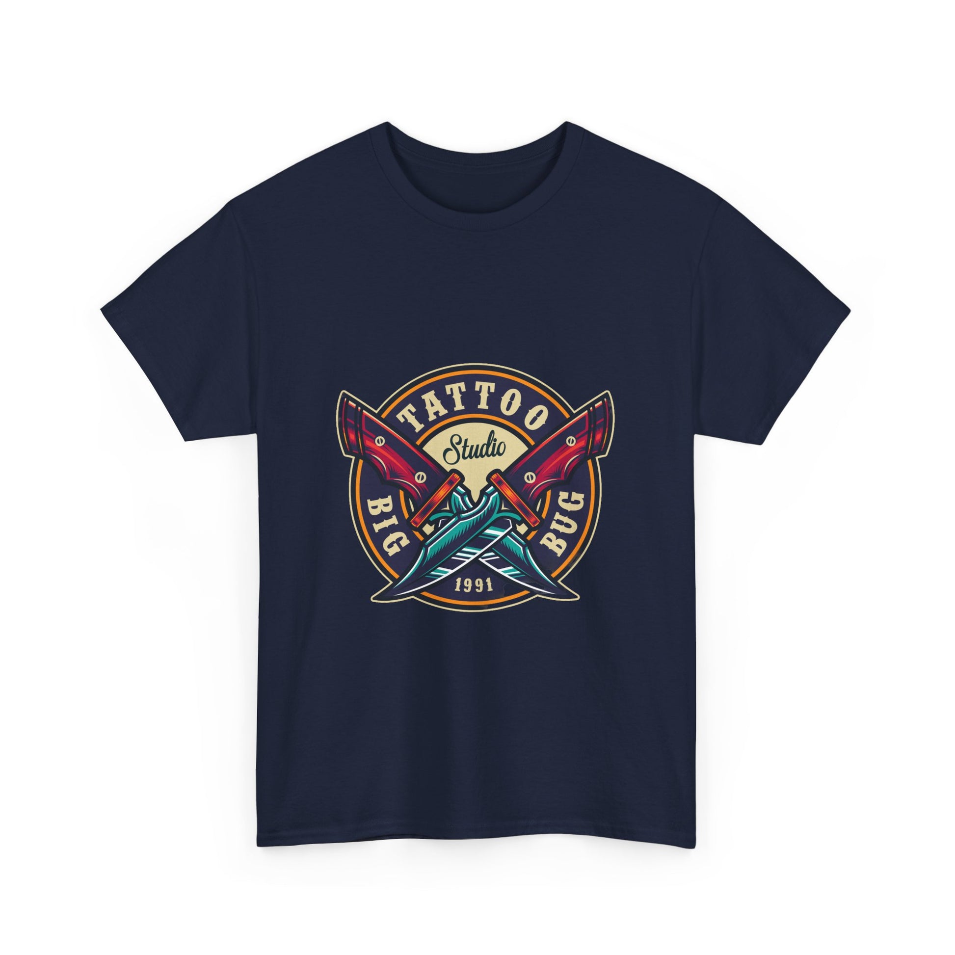 Tattoo Unisex Heavy Cotton Tee | Stylish Graphic T-Shirt for Tattoo Enthusiasts - ArtShirt Couture