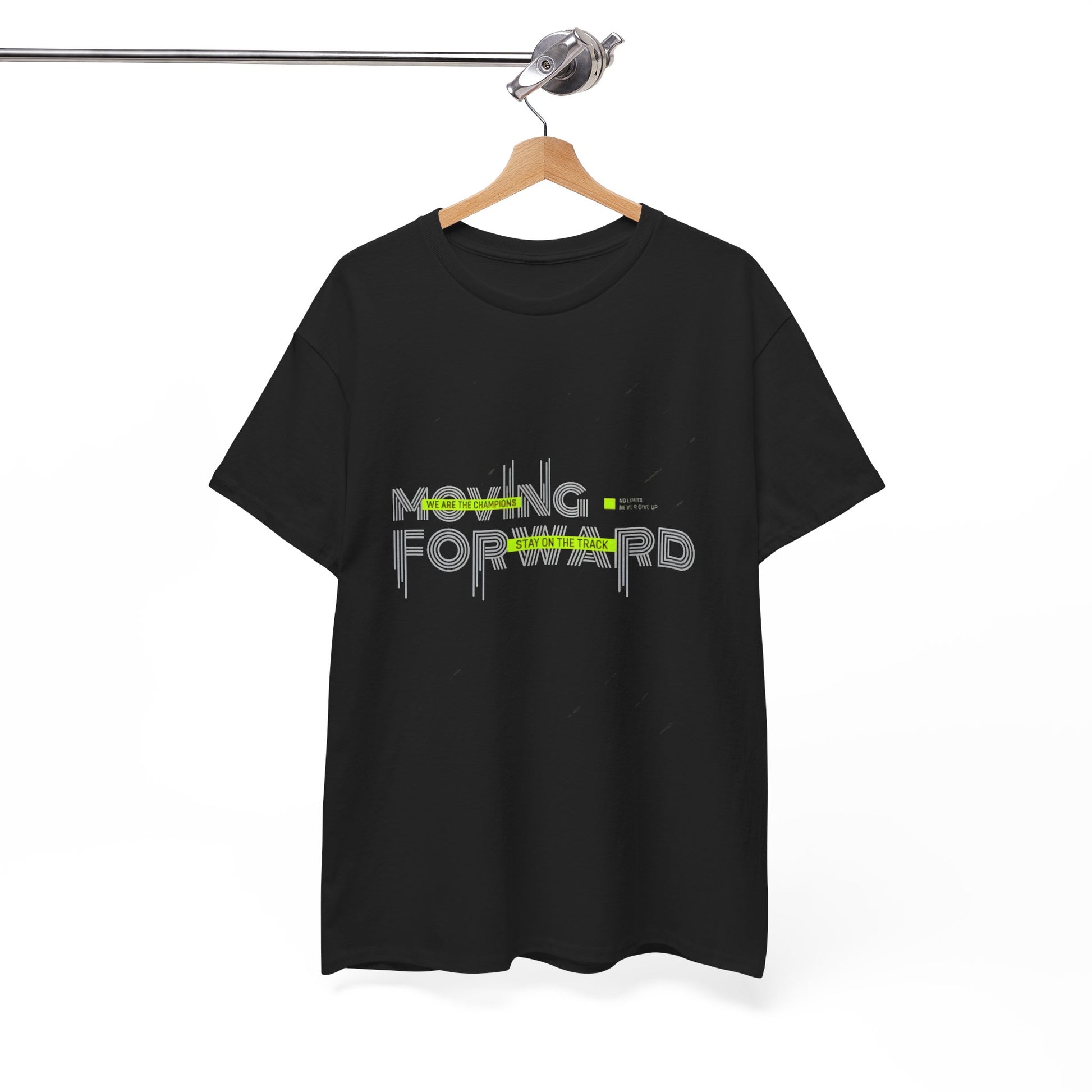 Moving Forward Unisex Heavy Cotton Tee | Inspirational Graphic T-Shirt - Artshirtcouture