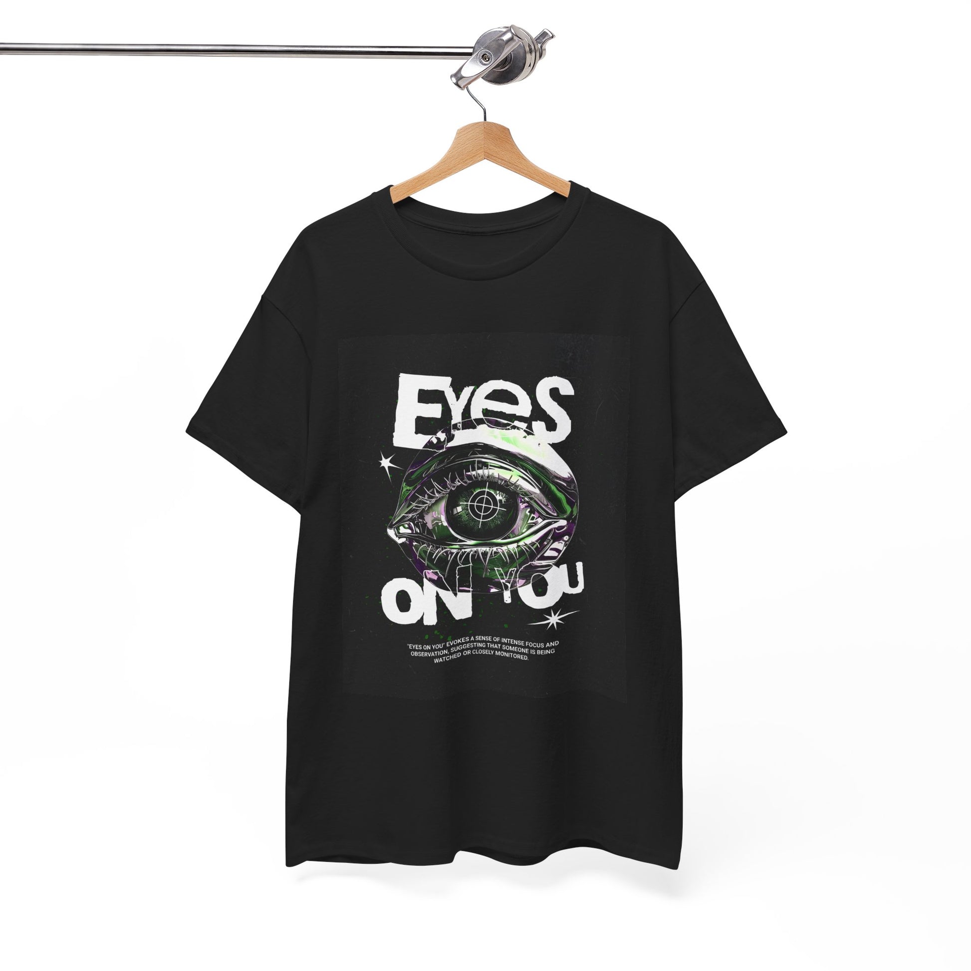Eyes on You Unisex Heavy Cotton Tee | Stylish Graphic T-Shirt - Artshirtcouture