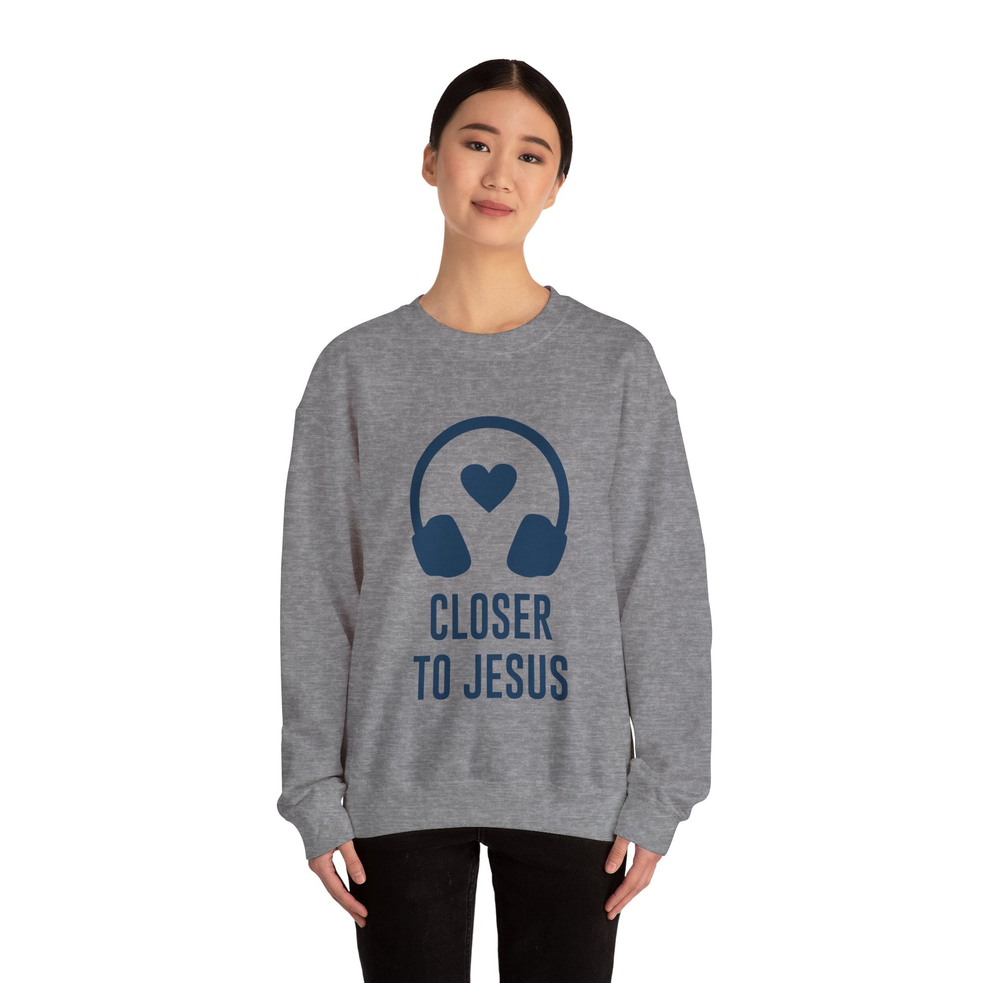 Closer to Jesus Sweatshirt - ArtShirt Couture