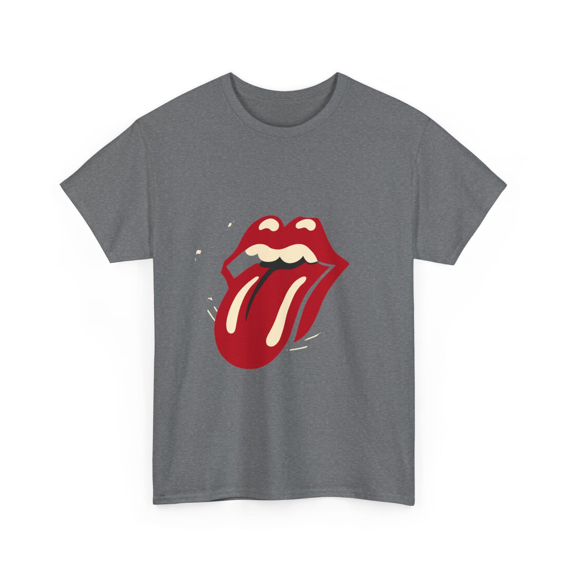 The Stone Tongue Unisex Heavy Cotton Tee | Edgy Graphic T-Shirt for Rock Music Fans - ArtShirt Couture