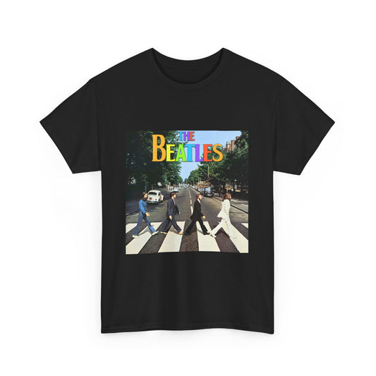 The Beatles Unisex Heavy Cotton Tee | Classic Graphic T-Shirt for Music Fans - ArtShirt Couture