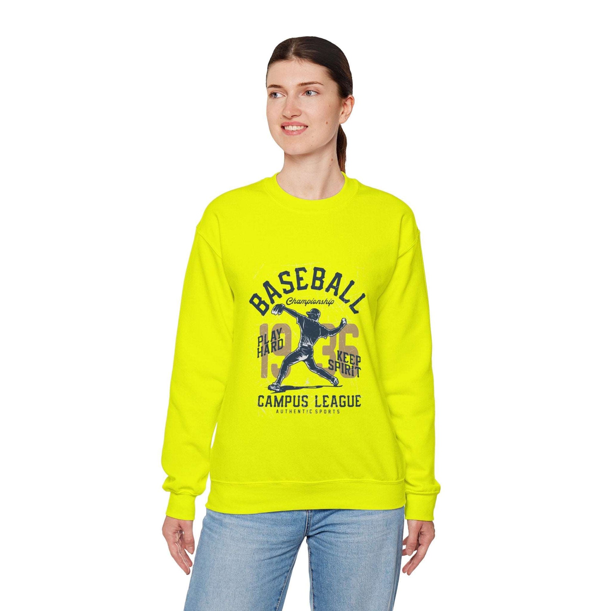 Baseball Unisex Heavy Blend™ Crewneck Sweatshirt - ArtShirt Couture