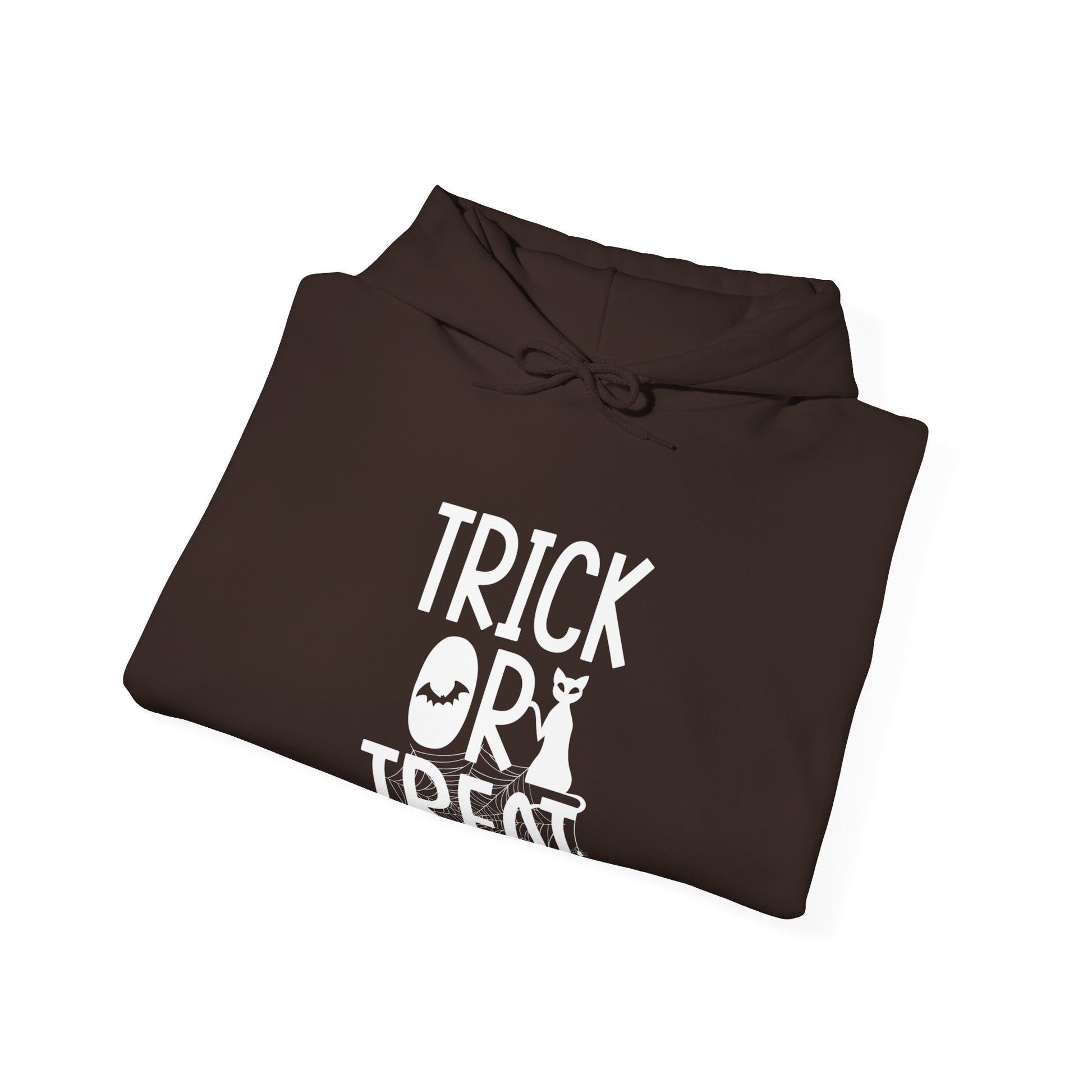 Trick or Treat Unisex Heavy Blend™ Hoodie | Halloween-Themed Sweatshirt for Spooky Fun - ArtShirt Couture