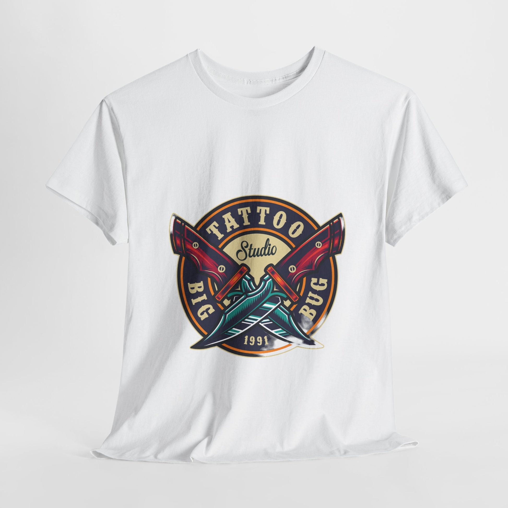 Tattoo Unisex Heavy Cotton Tee | Stylish Graphic T-Shirt for Tattoo Enthusiasts - ArtShirt Couture