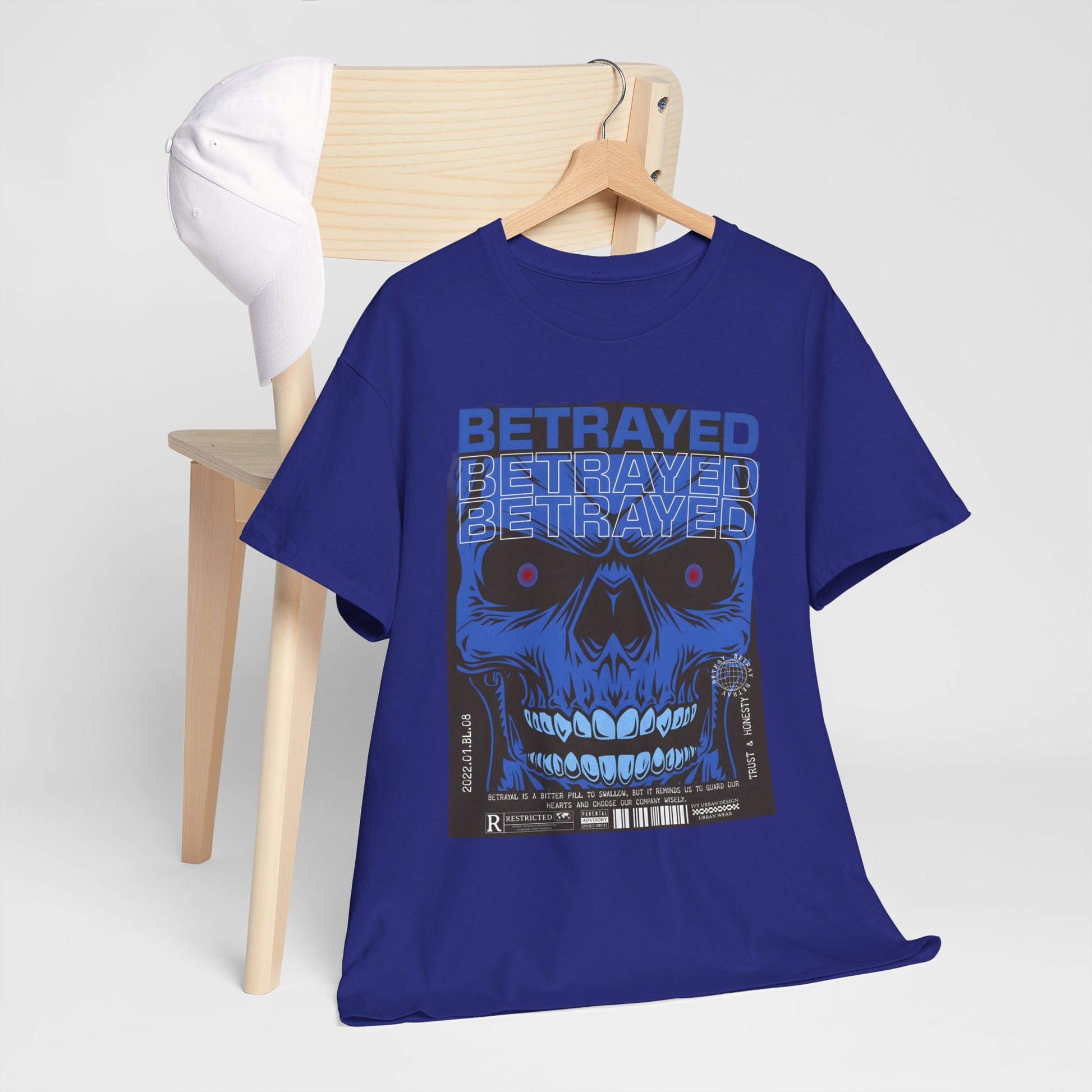 Betrayed Unisex Heavy Cotton Tee | Bold Graphic T-Shirt for Statement Style - Artshirtcouture
