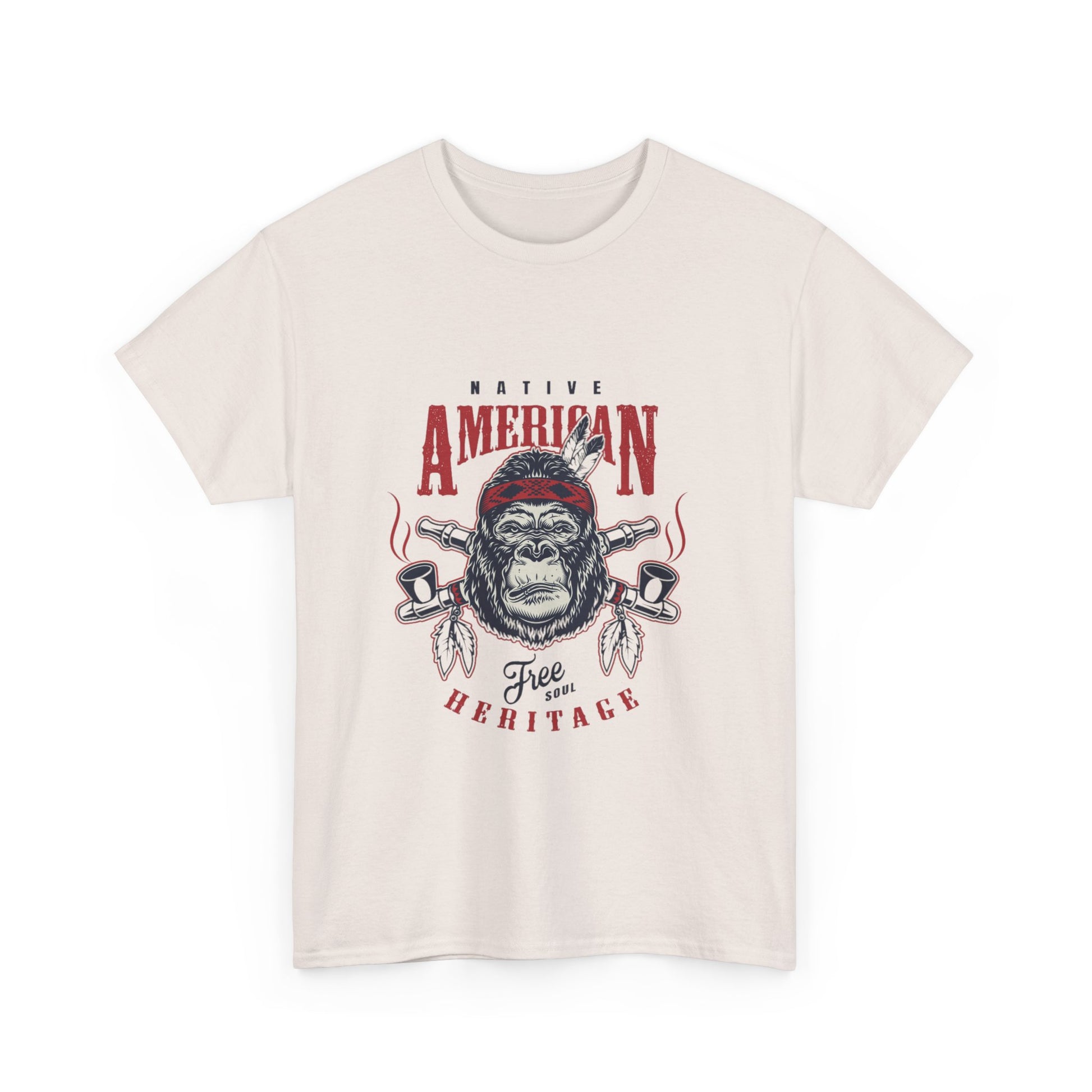 Native American graphic Unisex Heavy Cotton Tee - ArtShirt Couture